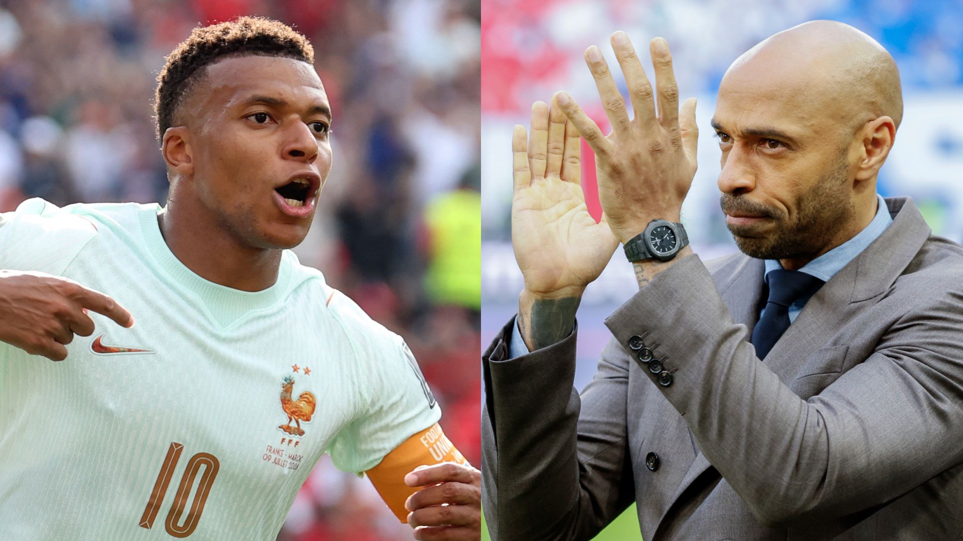 GFX Kylian Mbappe Thierry Henry