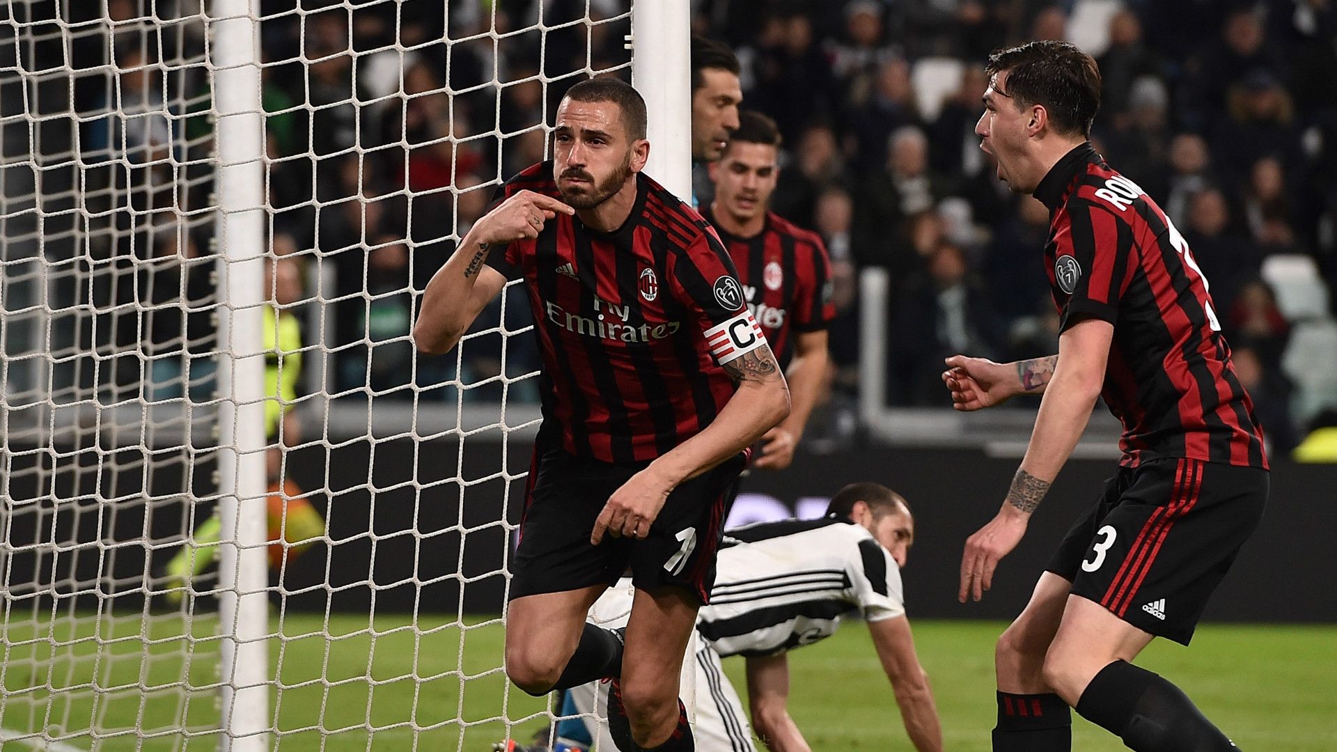 Bonucci Romagnoli Juventus Milan
