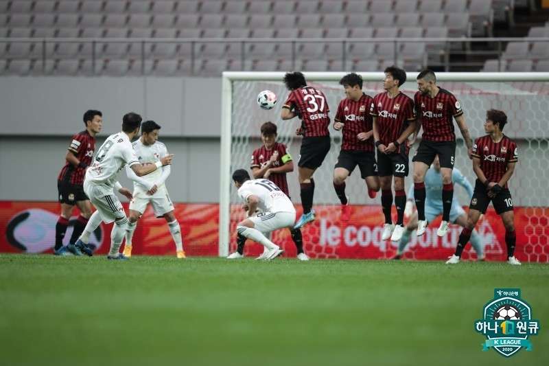 부산 박종우 프리킥득점