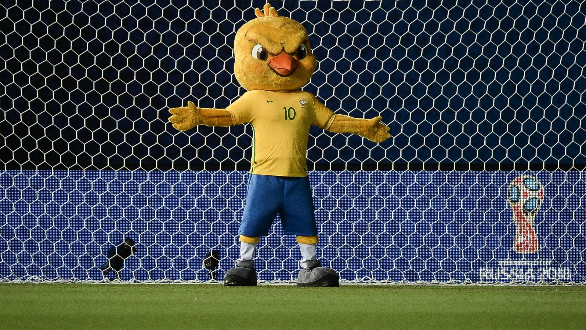 Canarinho - mascote Brasil x Bolívia 061016