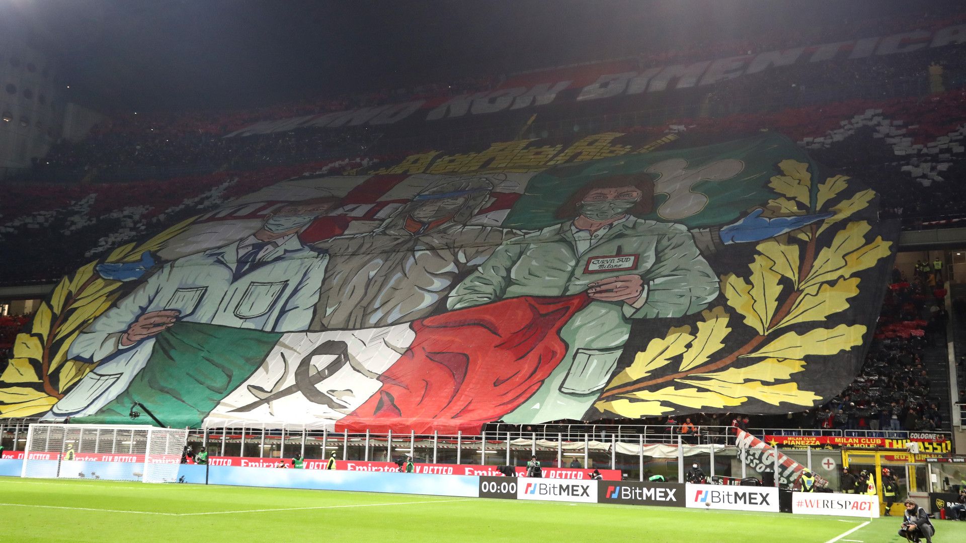 Milan Inter fans San Siro Serie A 07112021