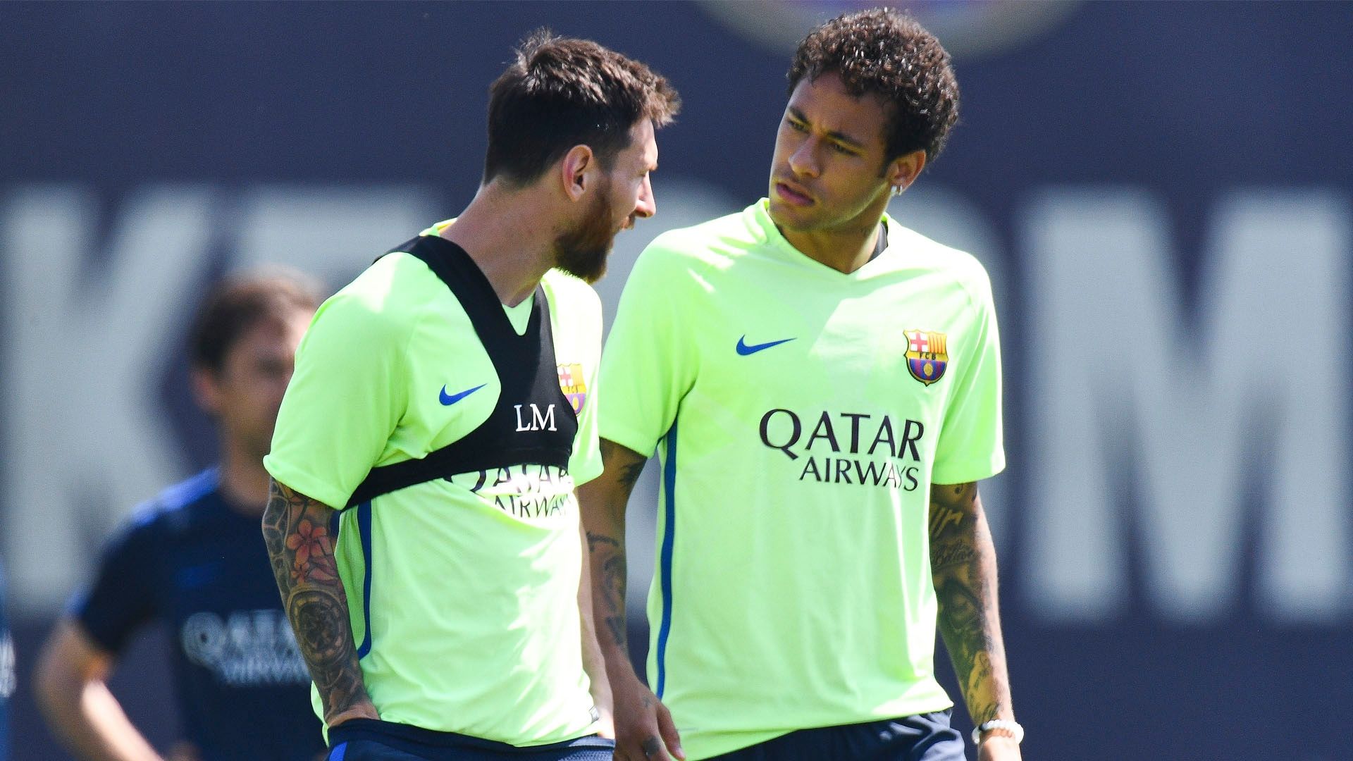 Messi Neymar Barcelona treino 26 05 17
