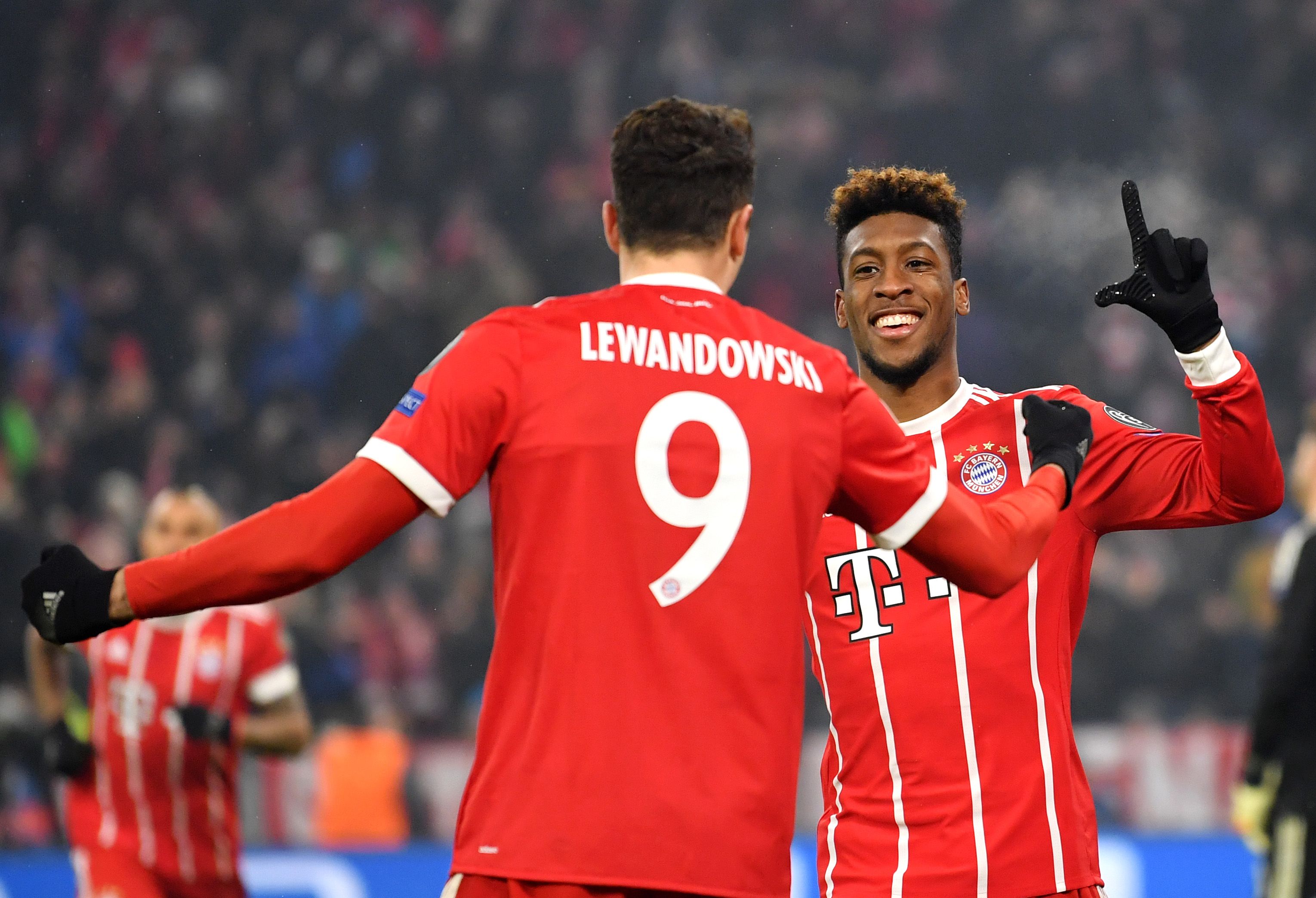 Robert Lewandowski & Kingsley Coman