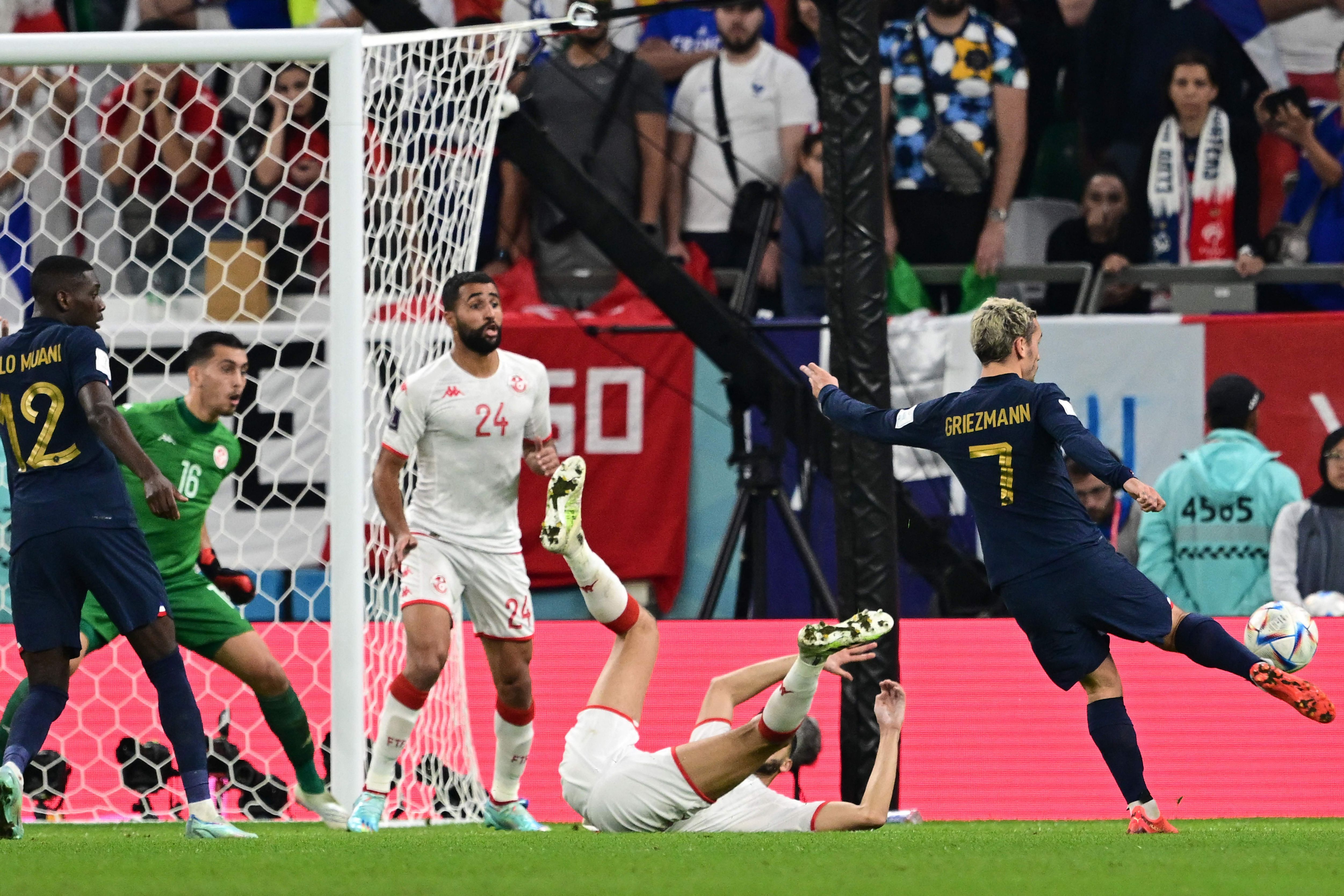 Antoine Griezmann France Tunisia World Cup 2022