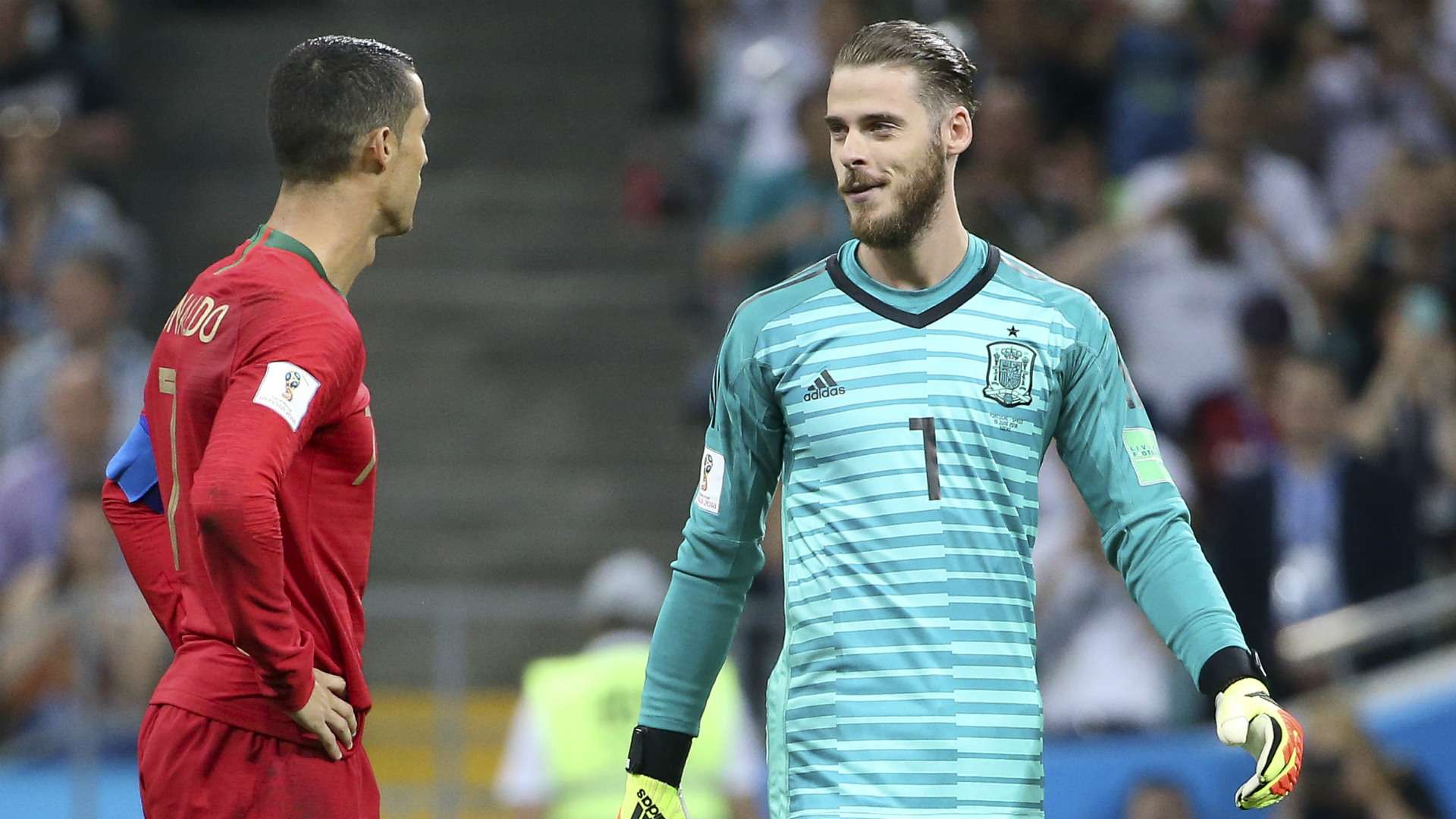 Cristiano Ronaldo David de Gea 2018 World Cup