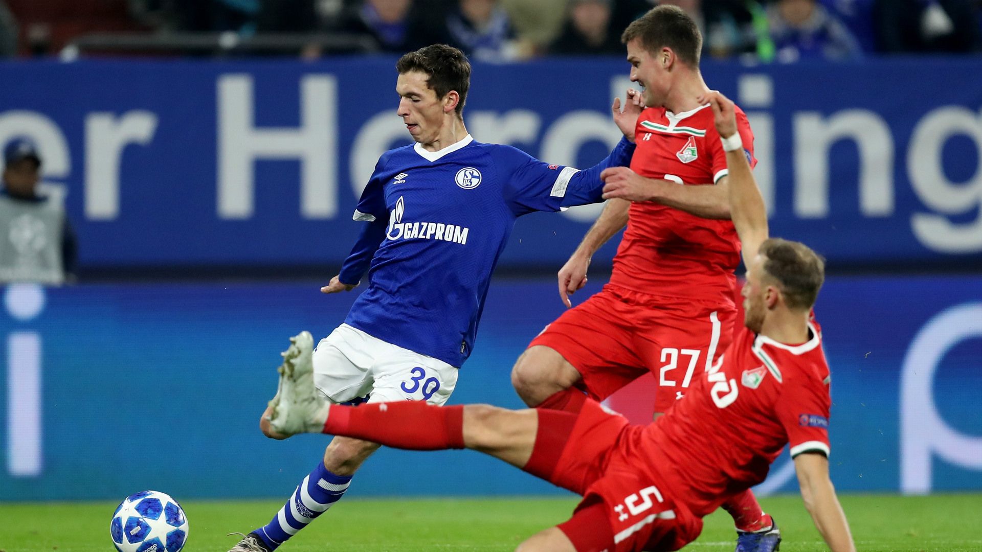 Benjamin Goller Benedikt Höwedes FC Schalke Lokomotiv Moskau 11122018