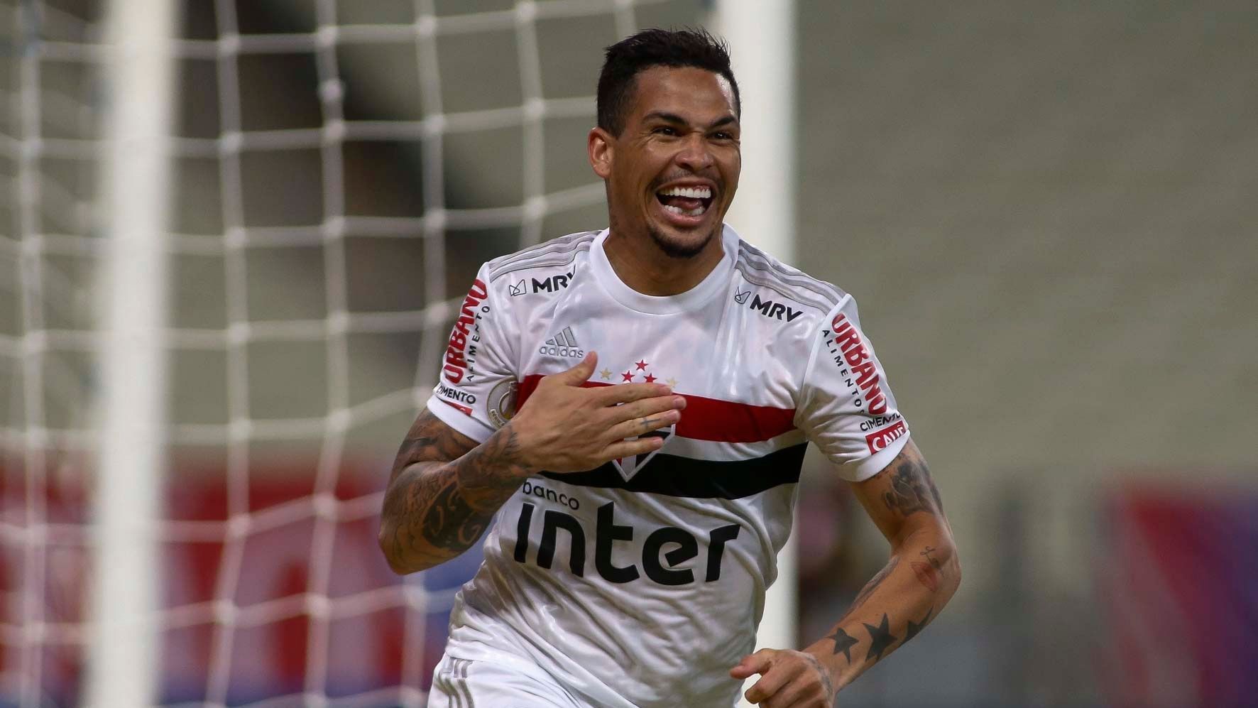 Luciano comemora gol São Paulo Fortaleza Brasileirão 14112020