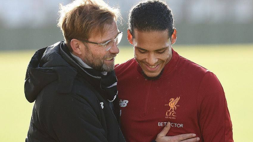 Virgil Van Dijk Jurgen Klopp Liverpool