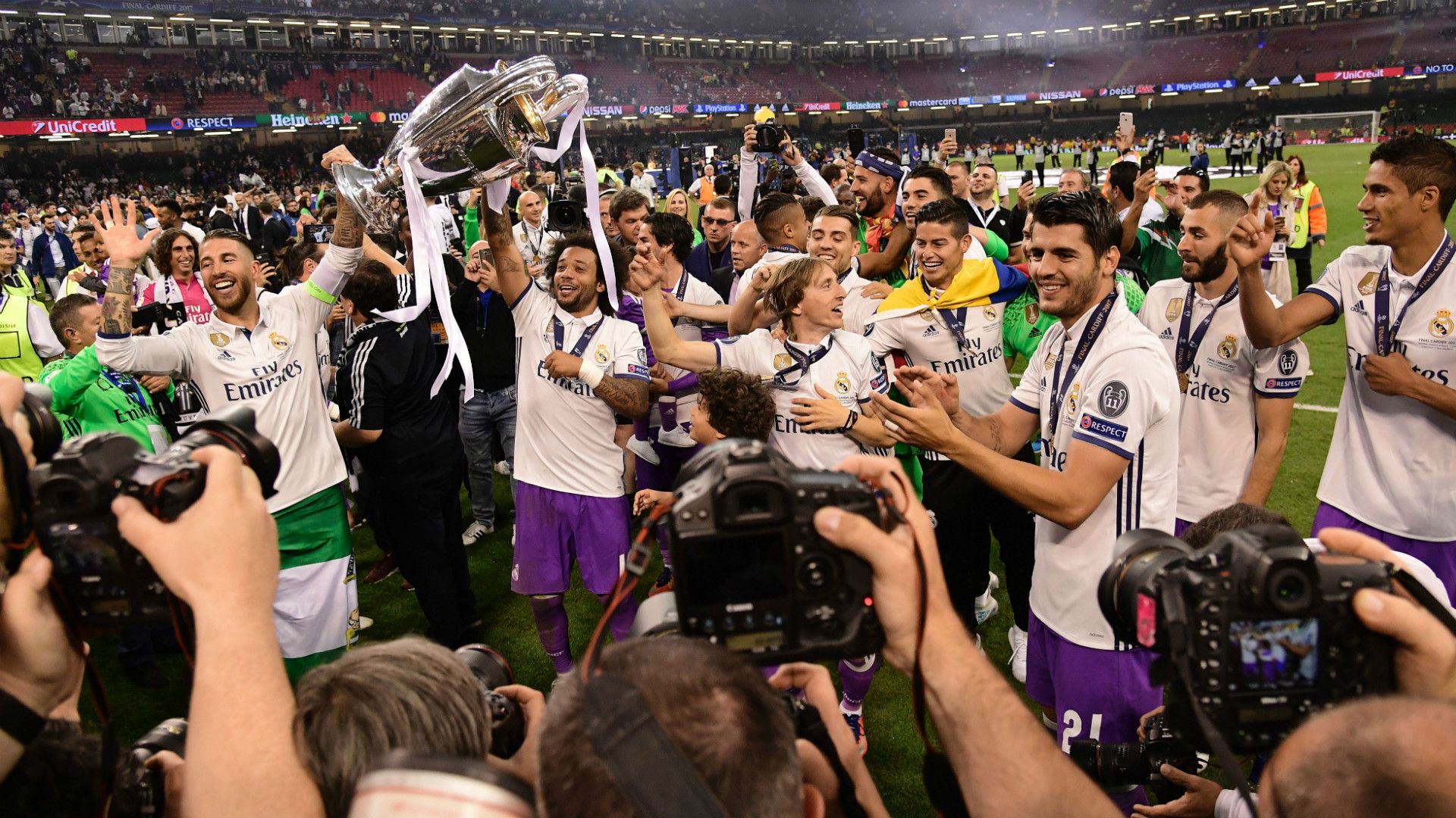 Real Madrid Champions League celebrations 03062017