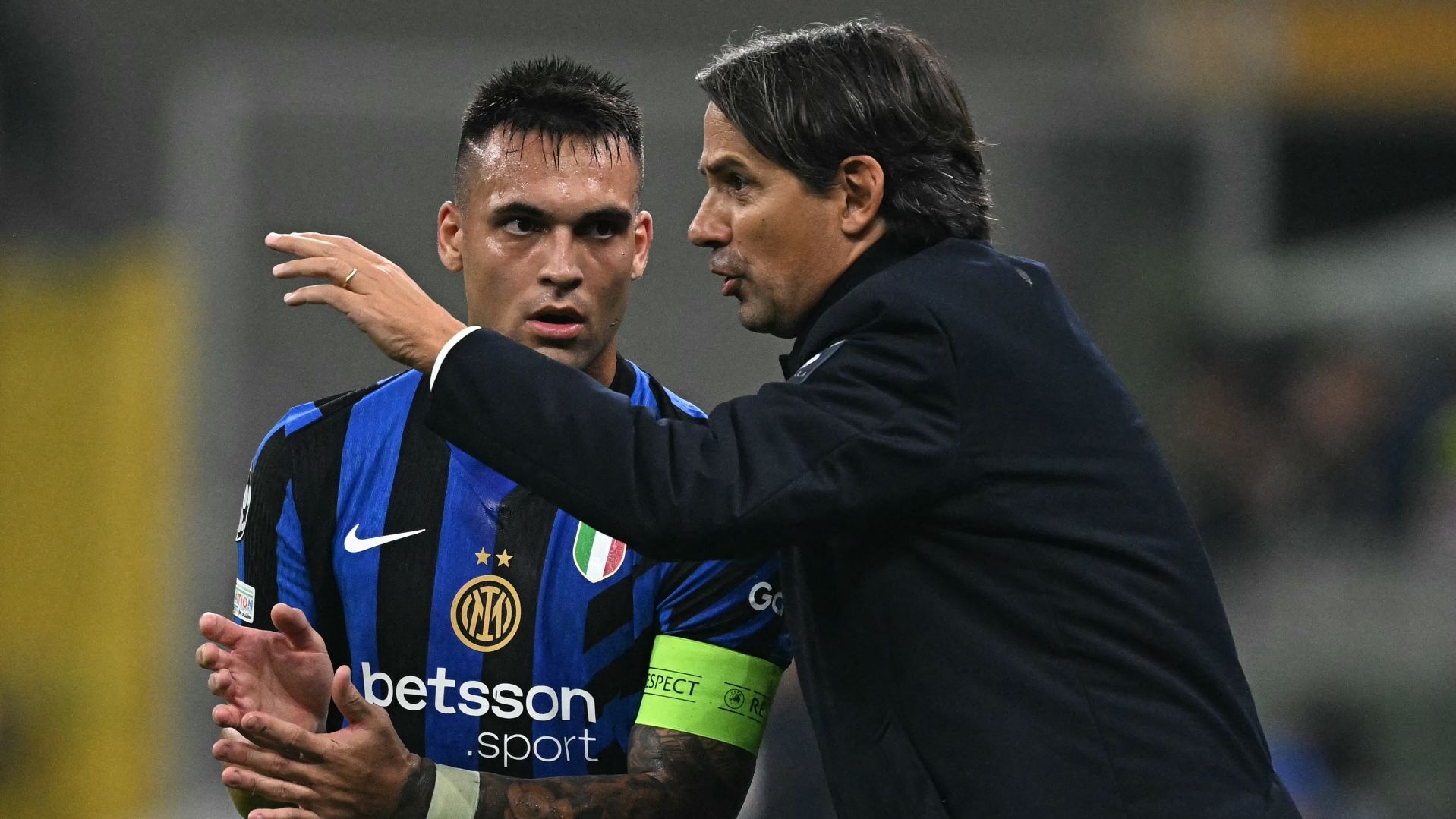 Lautaro Martinez Simone Inzaghi Inter 2024-2025