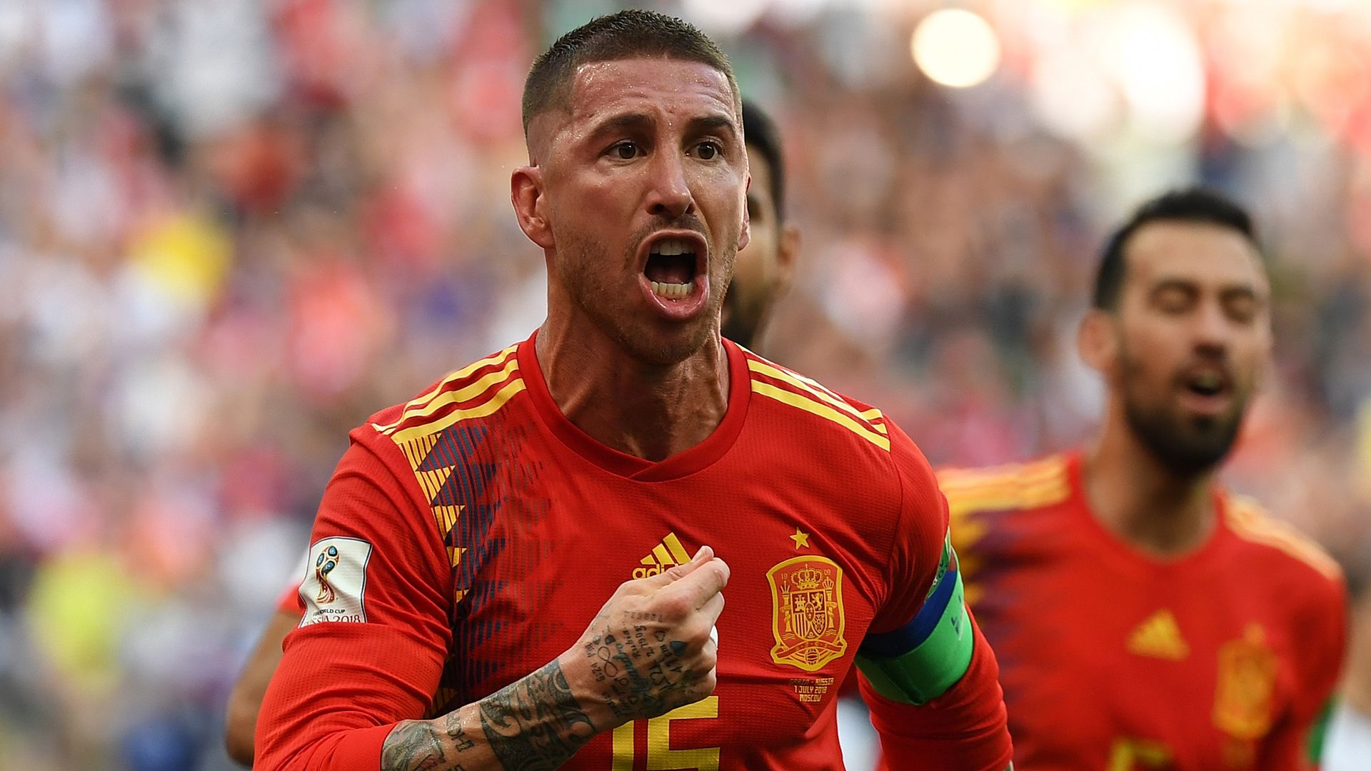 Sergio Ramos Spain Russia