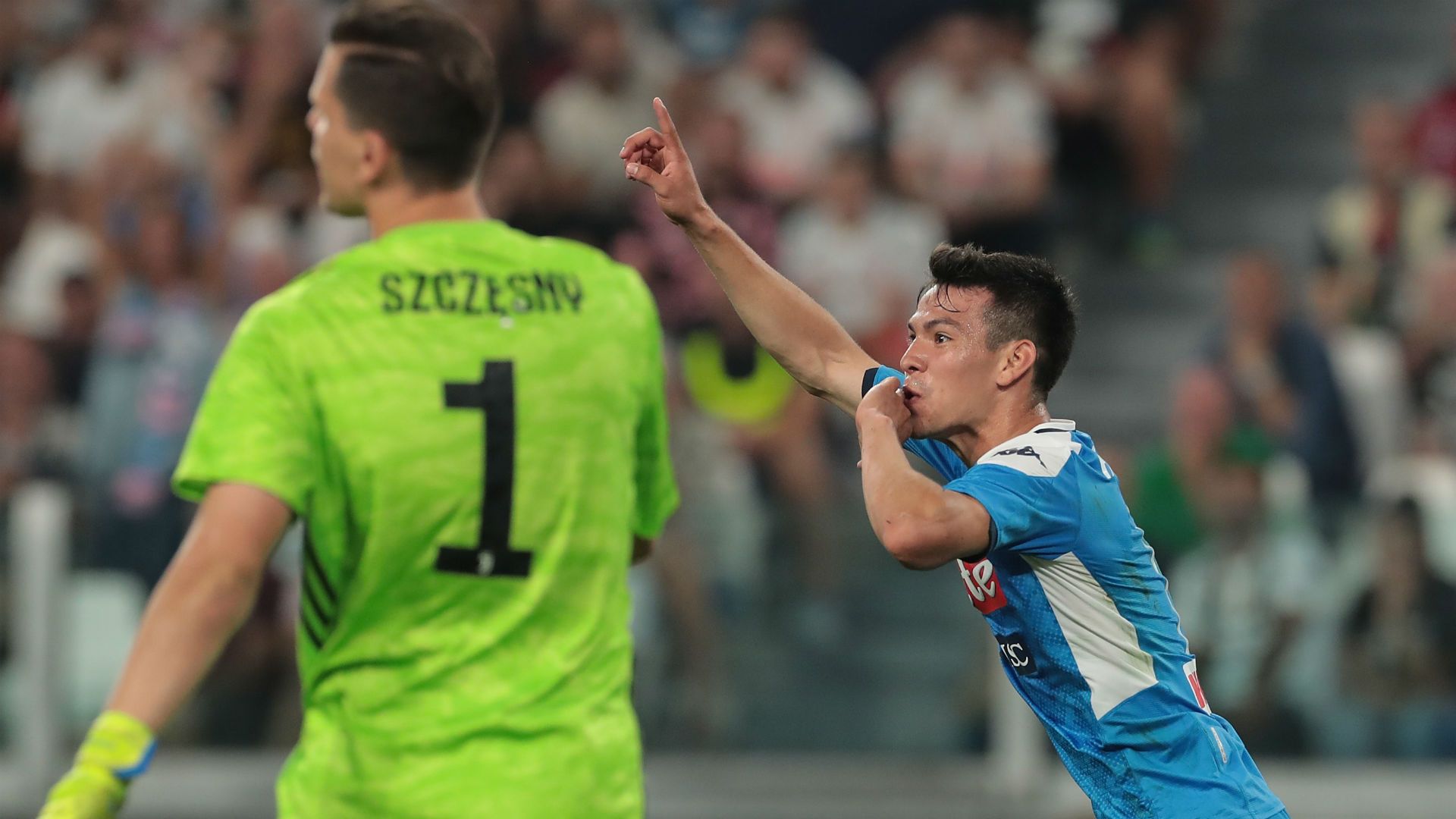 Hrving Lozano Napoli Juventus 31082019
