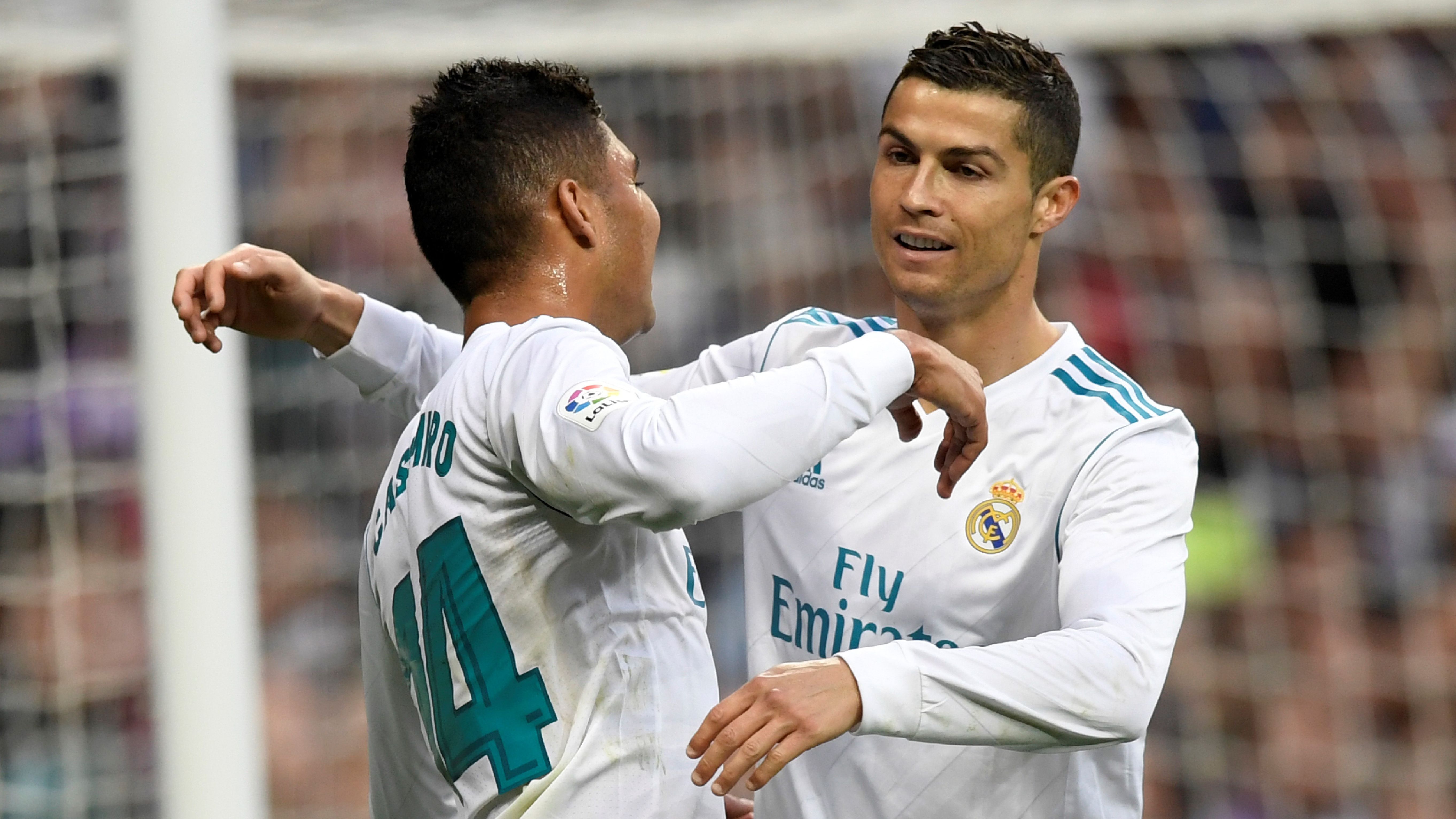 Casemiro Cristiano Ronaldo Real Madrid Malaga LaLiga 25112017