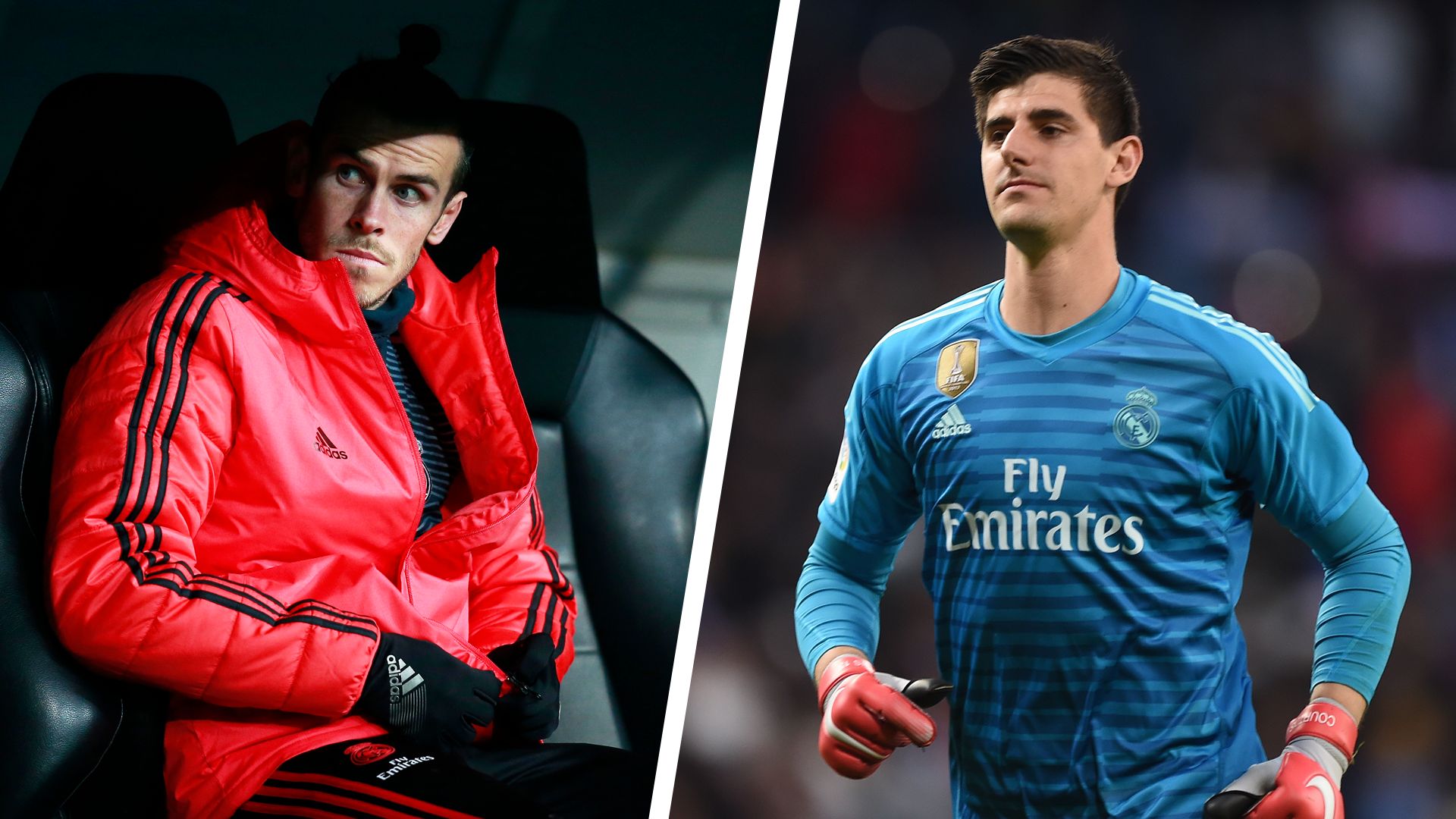 Garet Bale Thibaut Courtois 2018-19