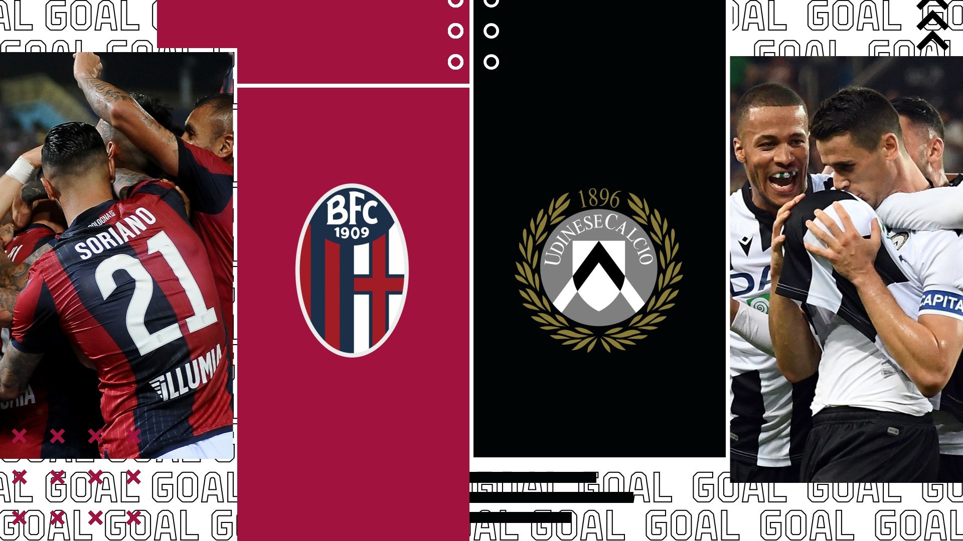 Bologna-Udinese tv streaming