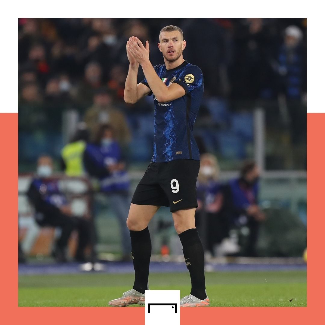 Edin Dzeko Inter Roma Serie A 2021-22 GFX