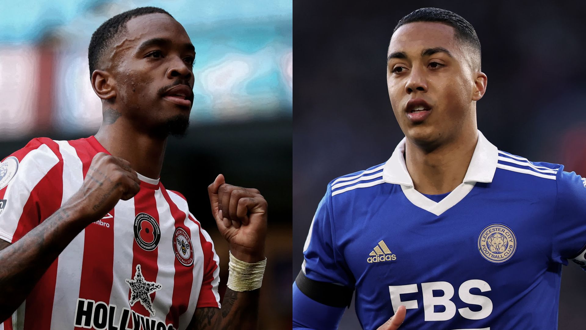 Ivan Toney Youri Tielemans