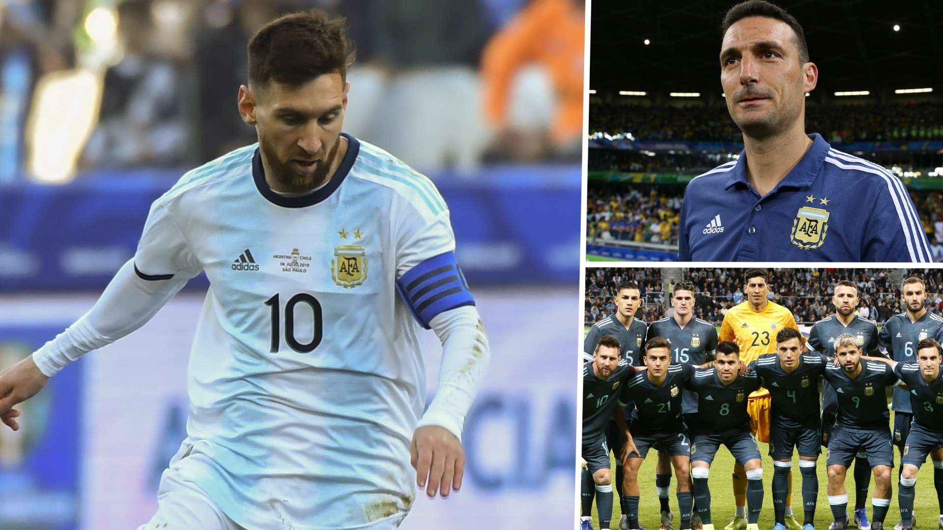 Lionel Messi Scaloni Seleccion Argentina 2020