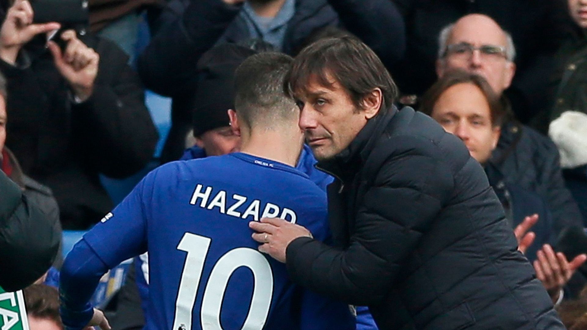 Eden Hazard Antonio Conte Chelsea