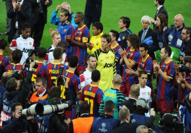 Edwin van der Sar Barcelona Manchester United 2011