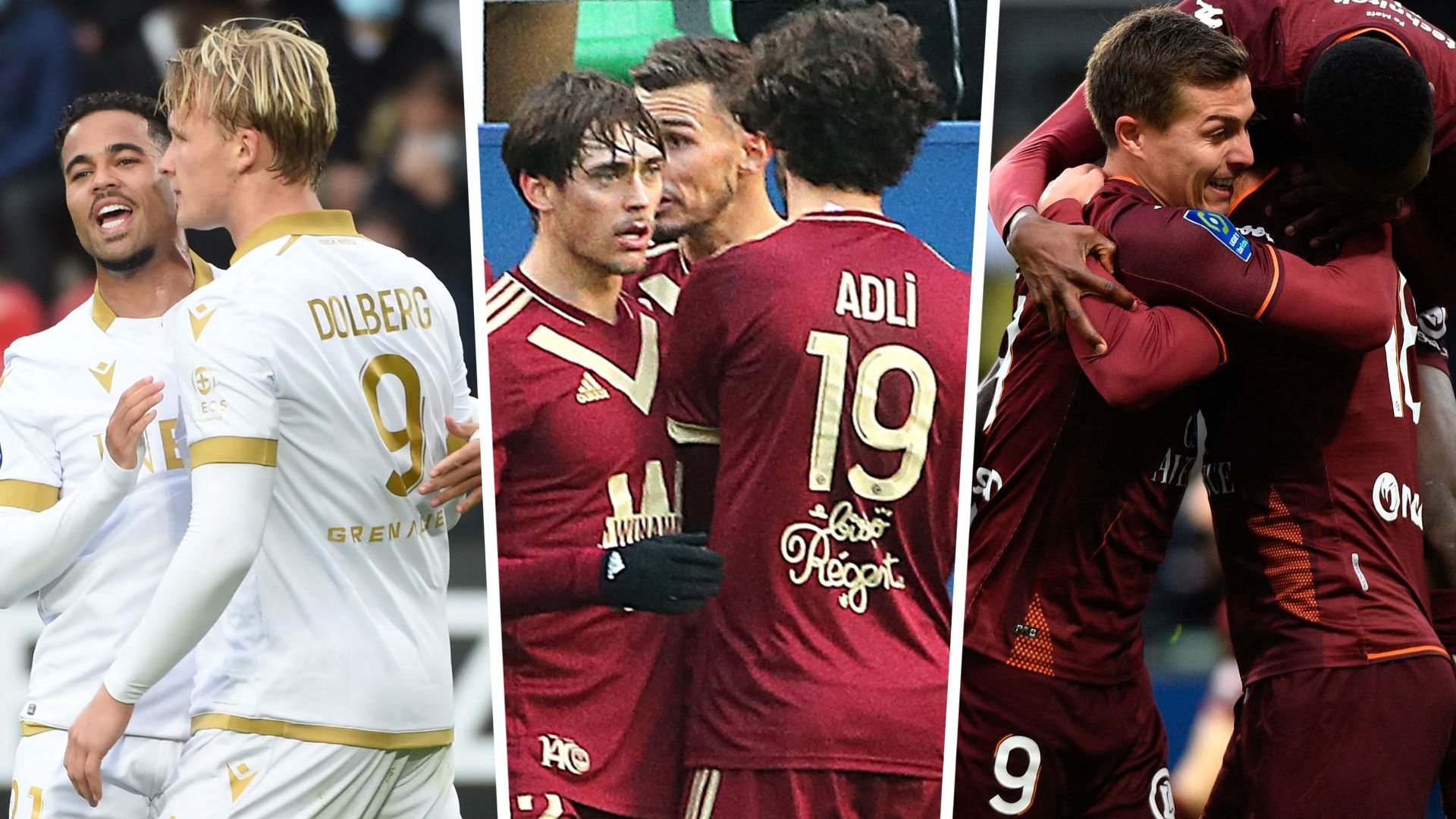 Nice Bordeaux Metz Ligue 1 J18