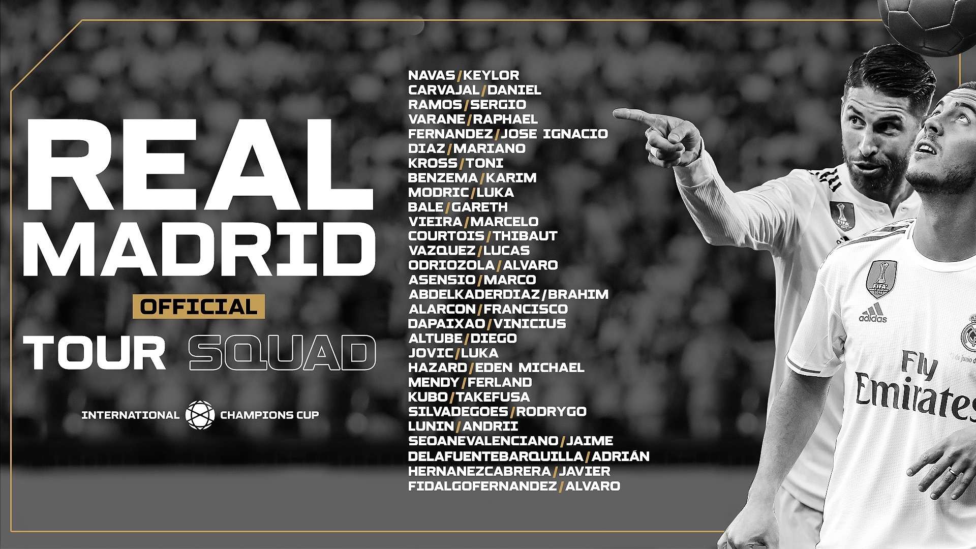 Real Madrid Tour 2019