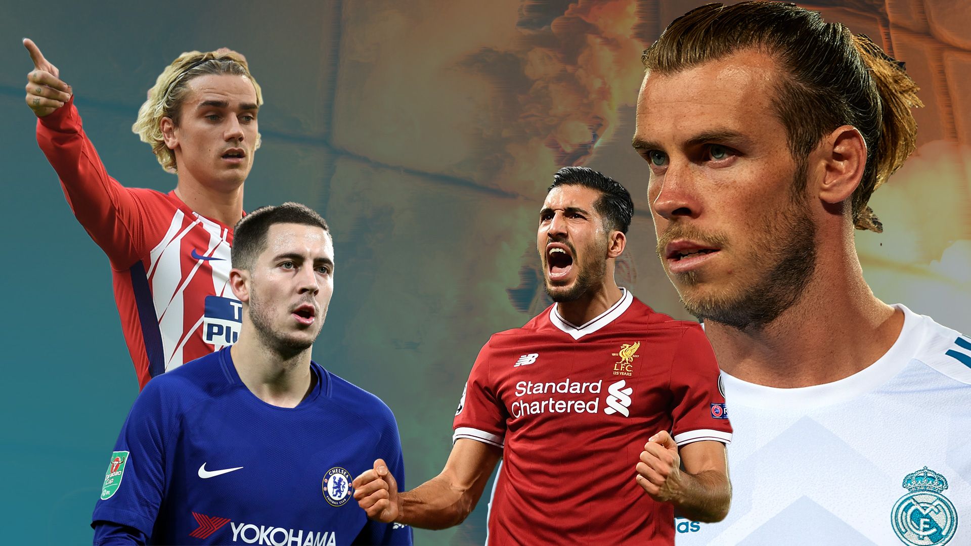 GFX Transfergerüchte Griezmann Hazard Can Bale