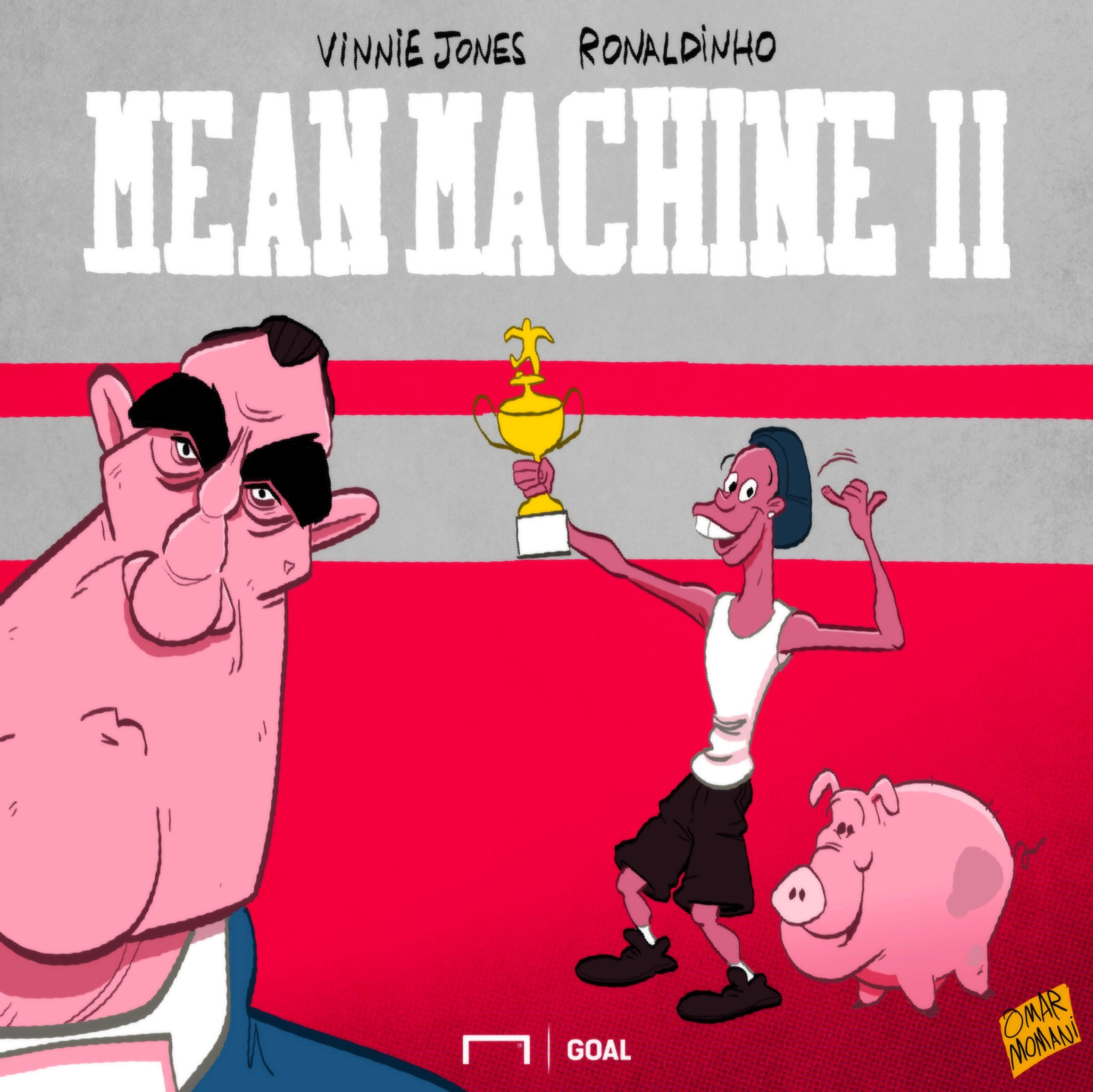 Ronaldinho, Mean Machine II cartoon