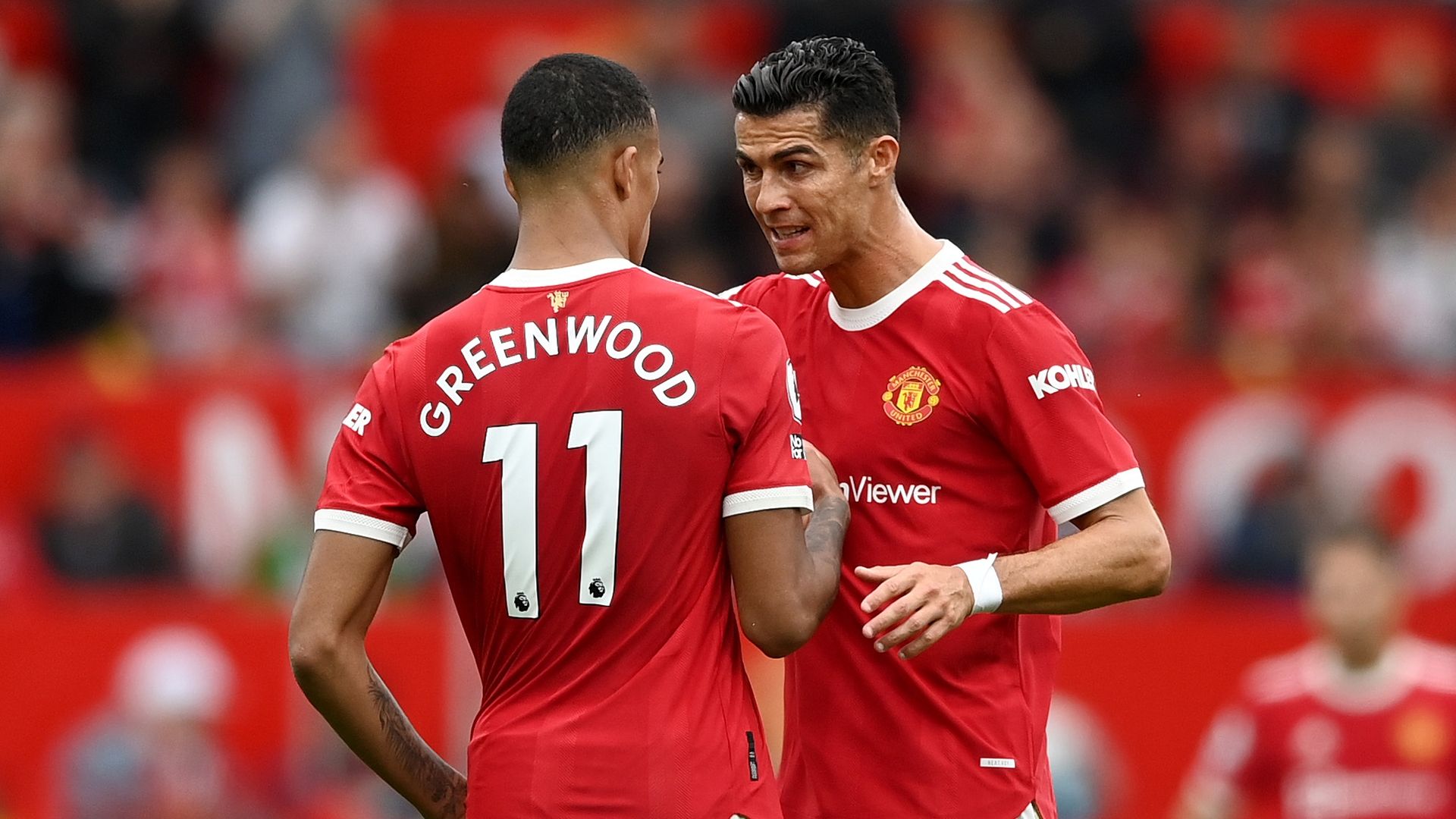 Cristiano Ronaldo Mason Greenwood Manchester United 2021-22