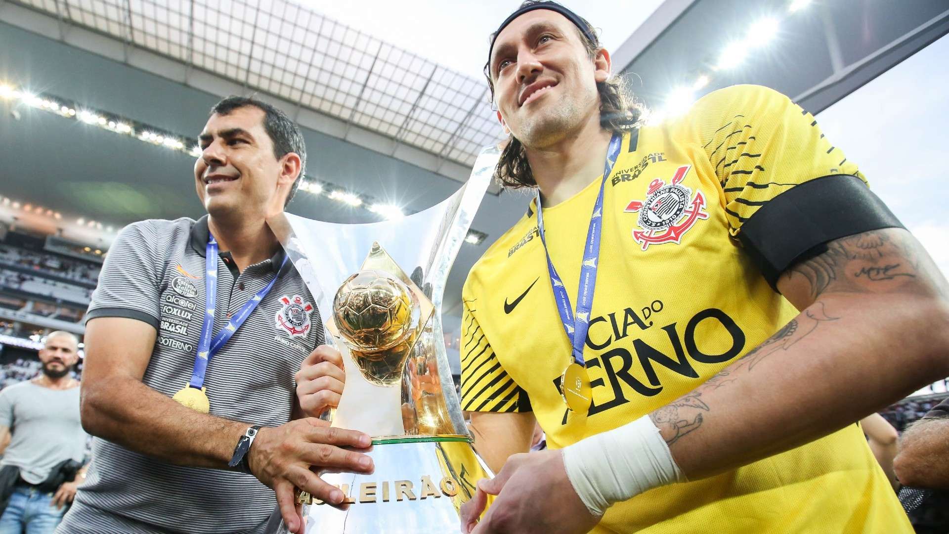 Carille Cássio Corinthians campeão brasileiro 2017