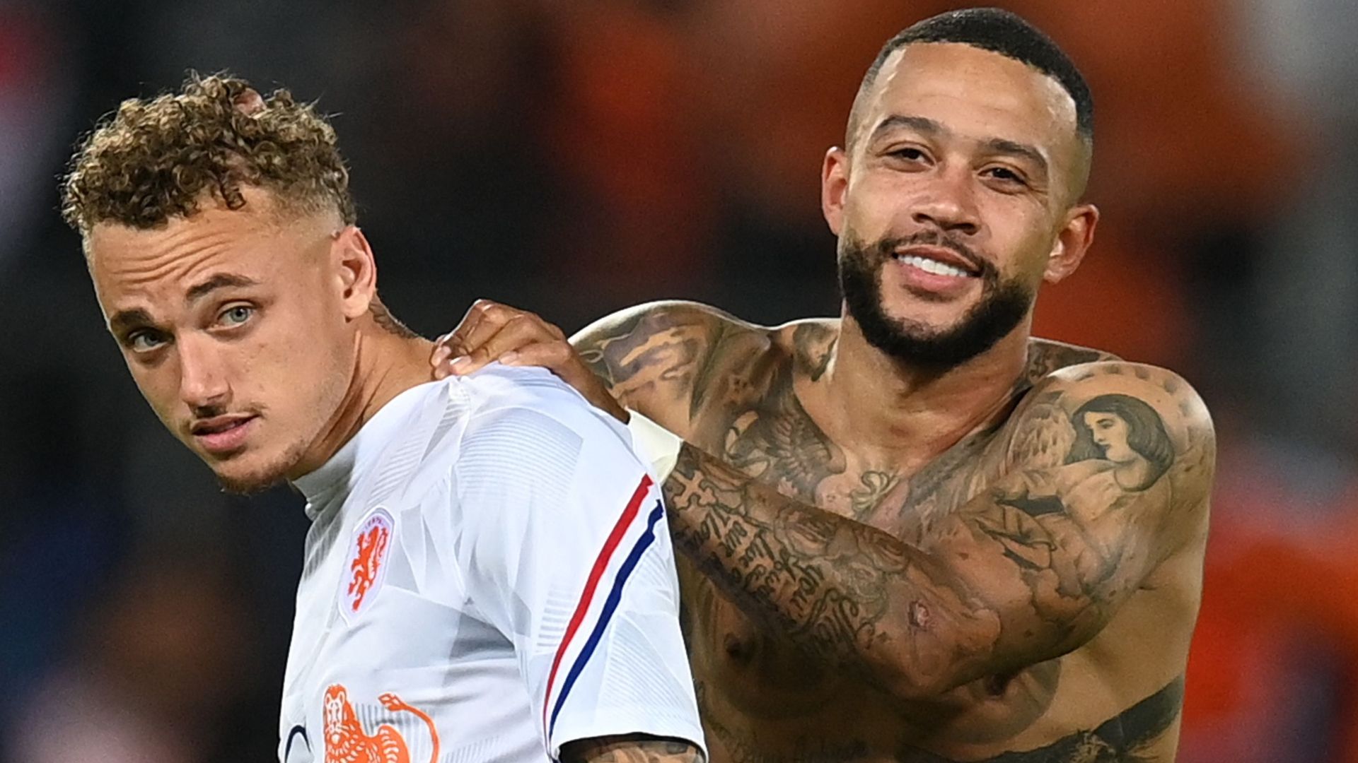 They call me trouble!' - Controversial Netherlands forward Lang explains  shushing Memphis Depay | Goal.com