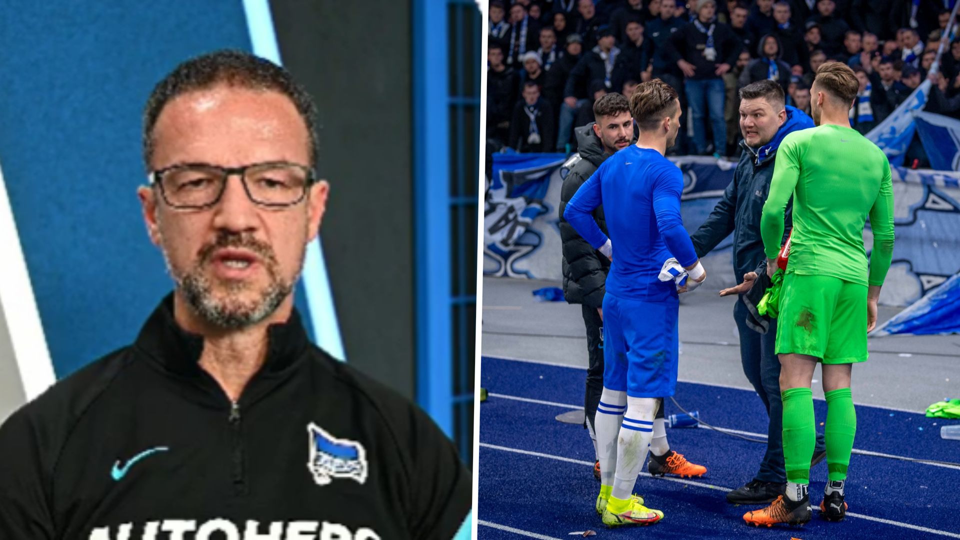 GER ONLY Fredi Bobic Hertha BSC Fans