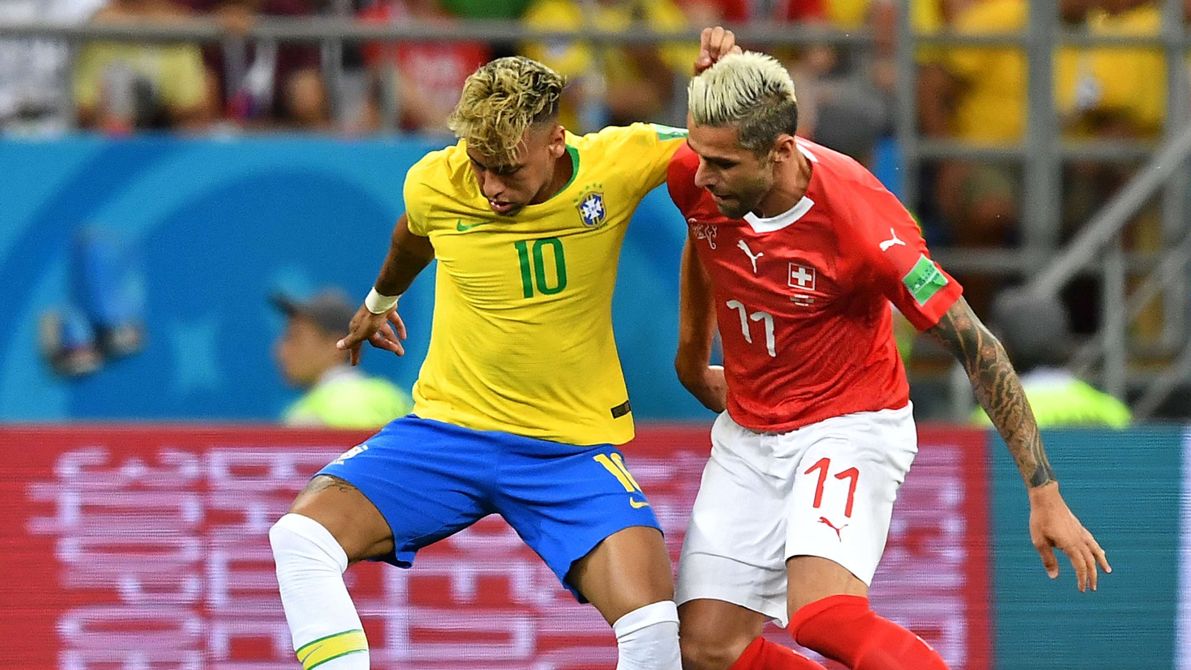 Neymar Behrami Brazil Switzerland World Cup 17062018