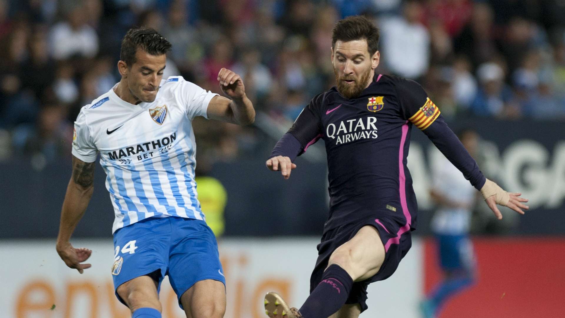 Luis Hernandez Lionel Messi Malaga Barcelona La Liga