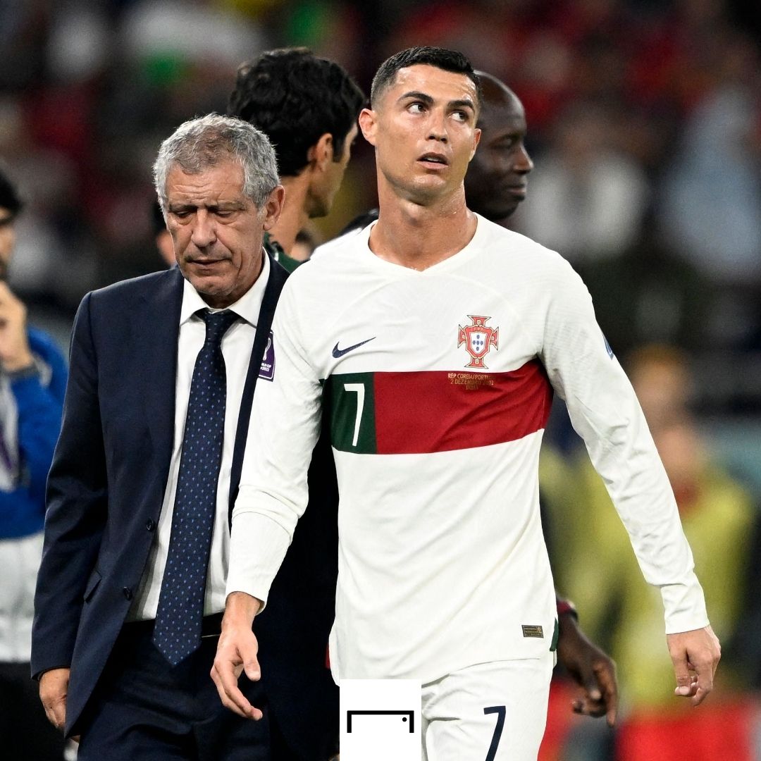 Cristiano Ronaldo Fernando Santos Portugal South Korea 2022 World Cup GFX