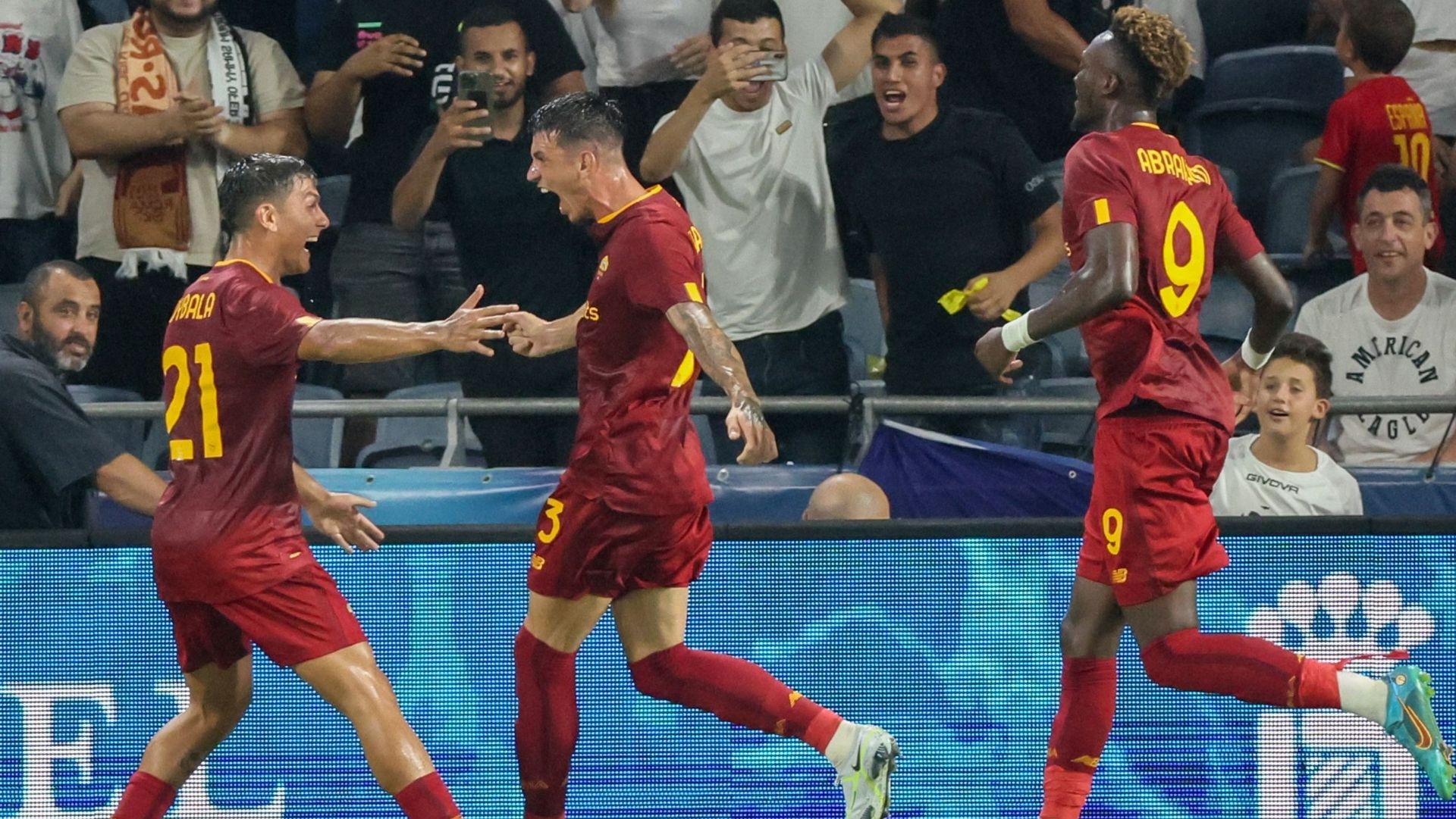 ibanez goal roma tottenham