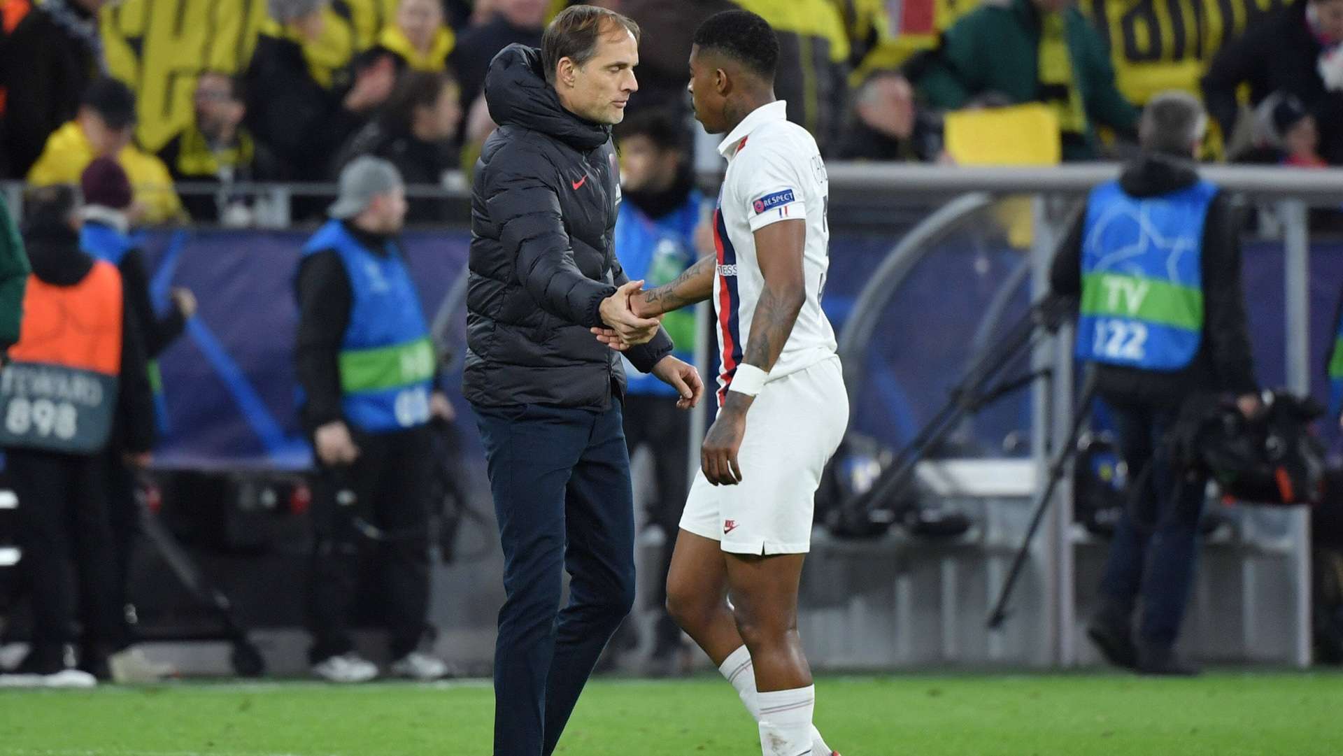 ONLY GERMANY Thomas Tuchel Presnel Kimpembe PSG 2020