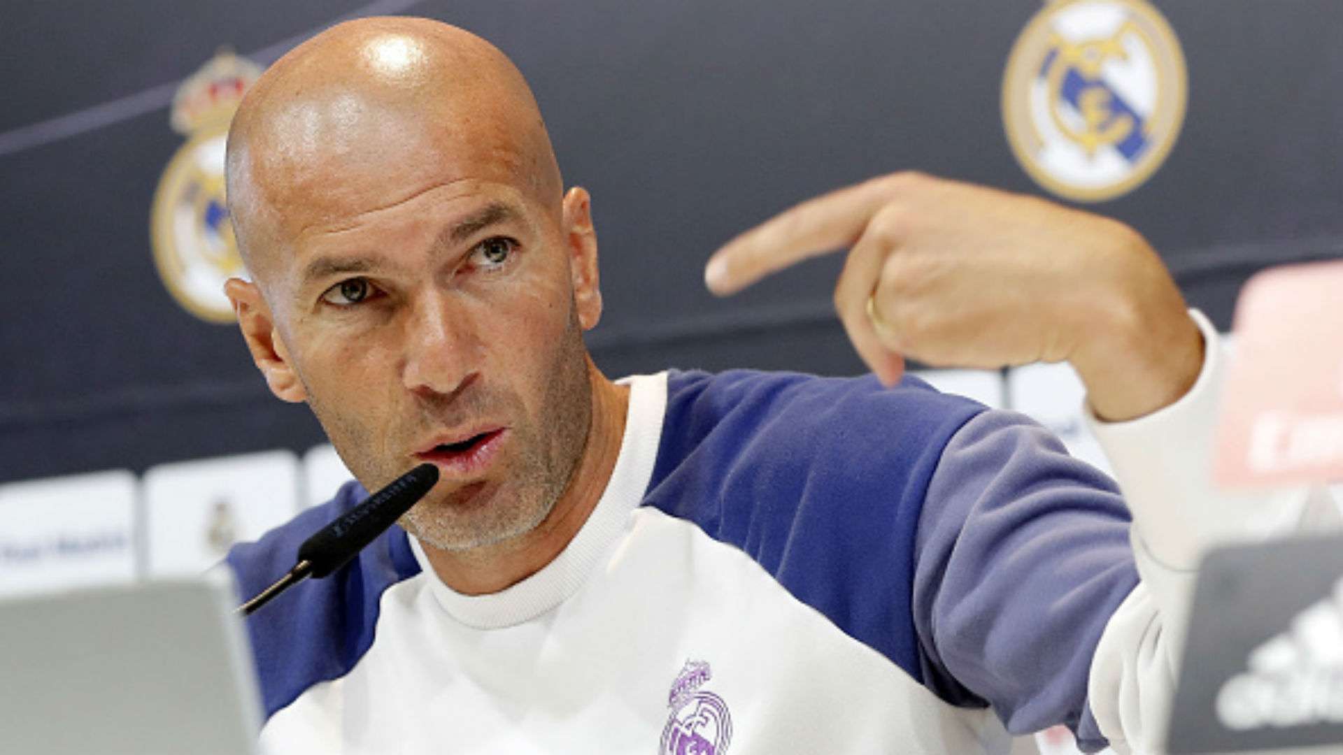 Zinedine Zidane Real Madrid La Liga Conferencia de Prensa 26082016
