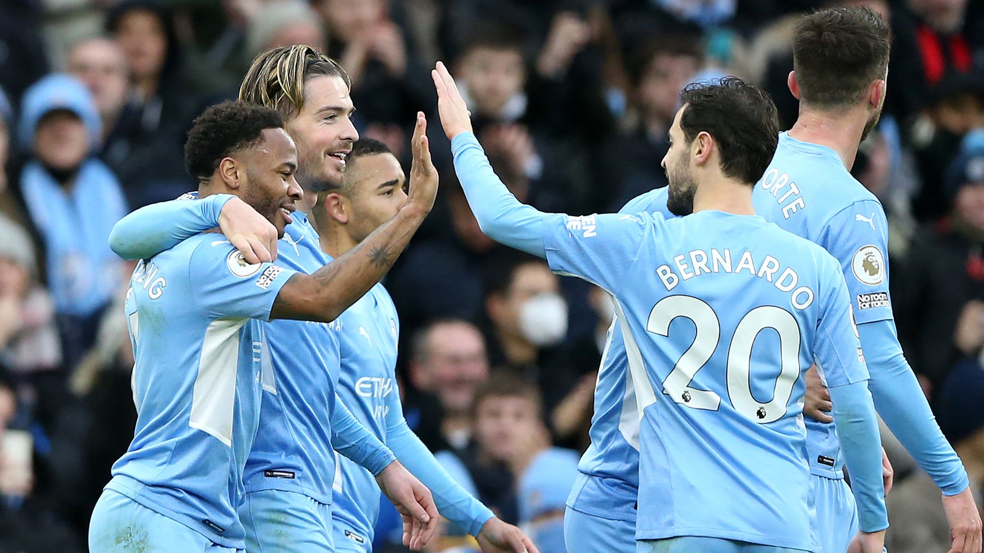 Raheem Sterling Man City 2021-22