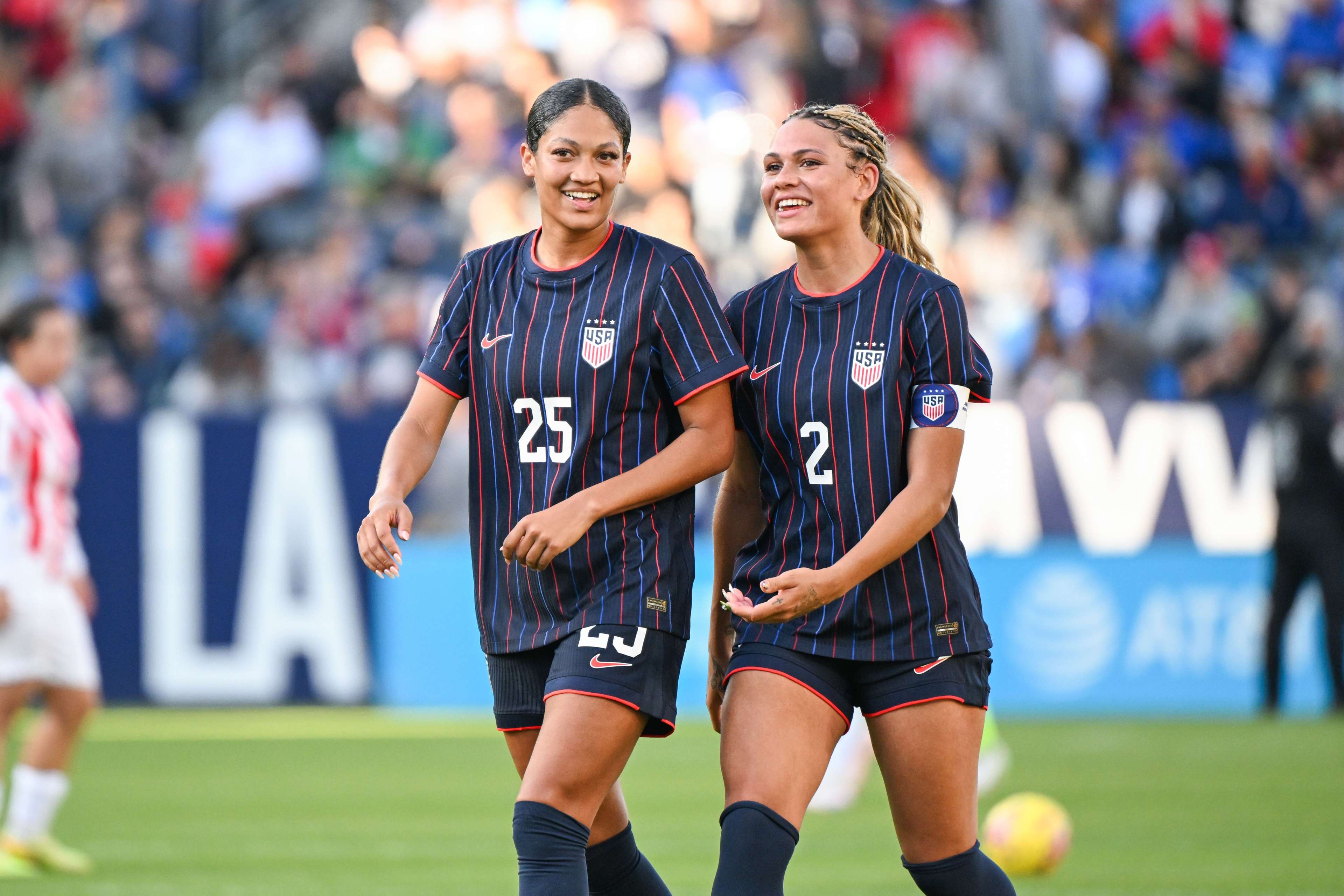 Trinity Rodman and Reilyn Turner, USWNT