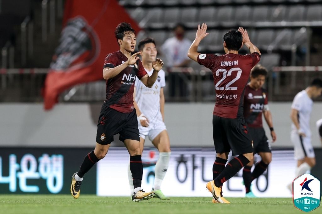 경남 윤주태 골