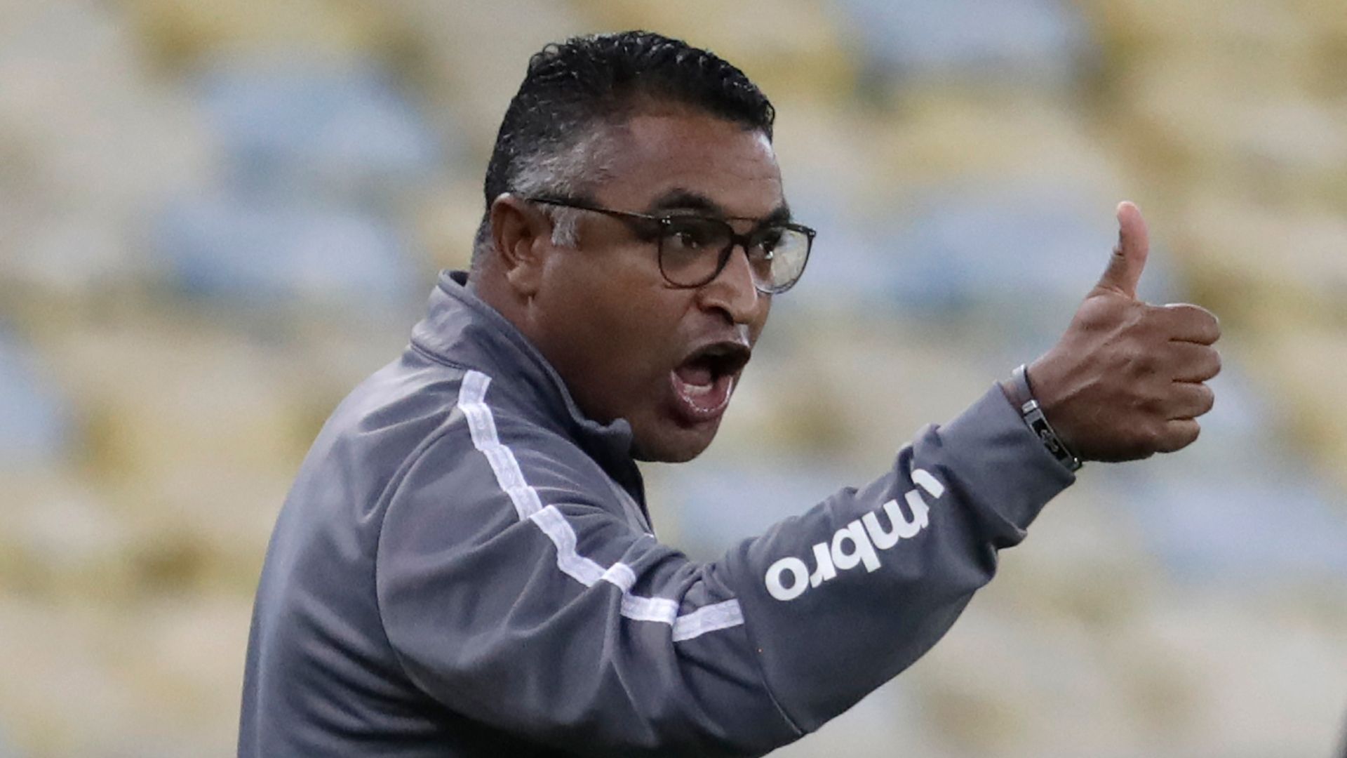 Roger Machado em Fluminense x Cerro Porteño, oitavas da Libertadores, 03082021