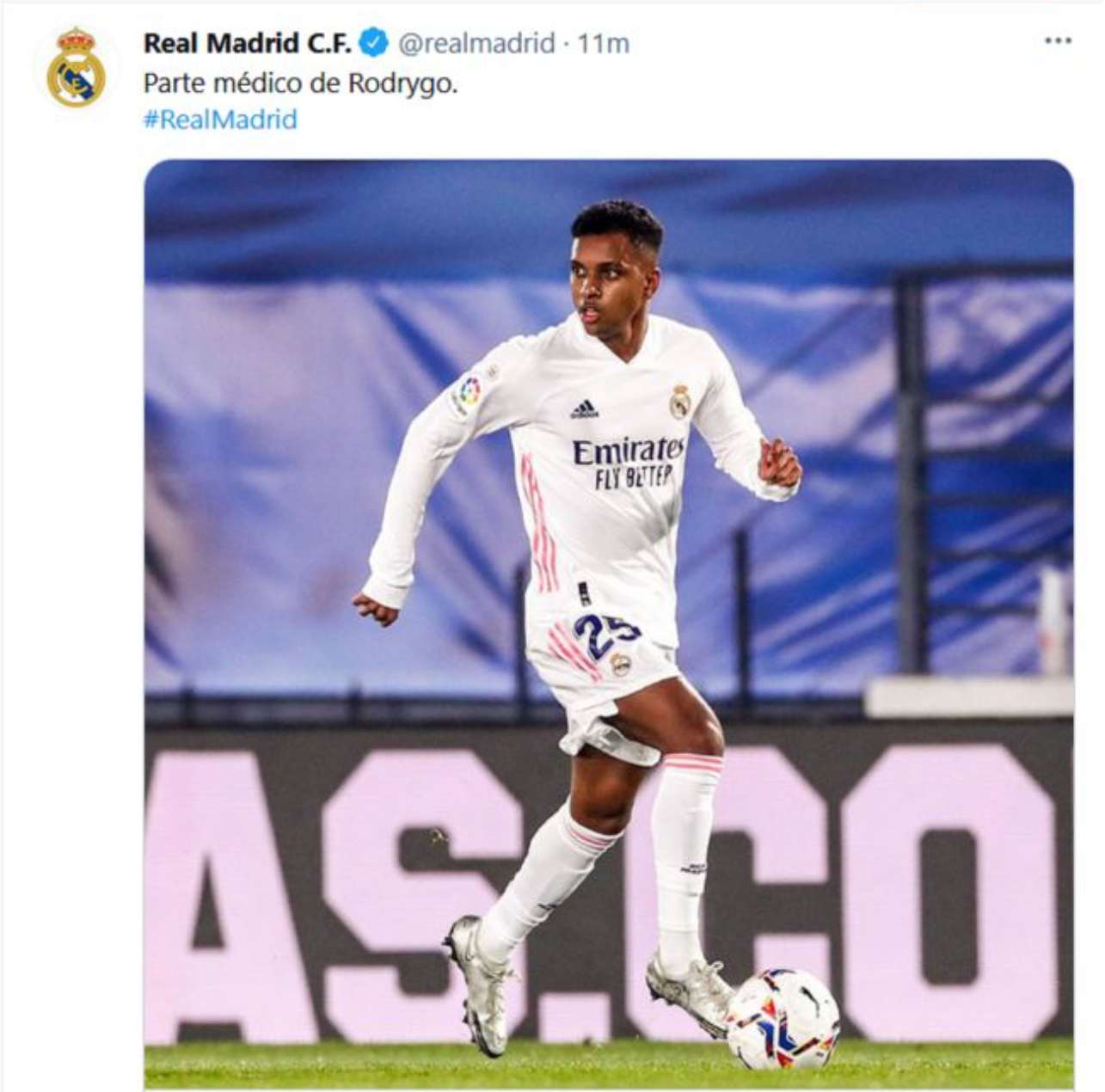 Rodrygo fake statement