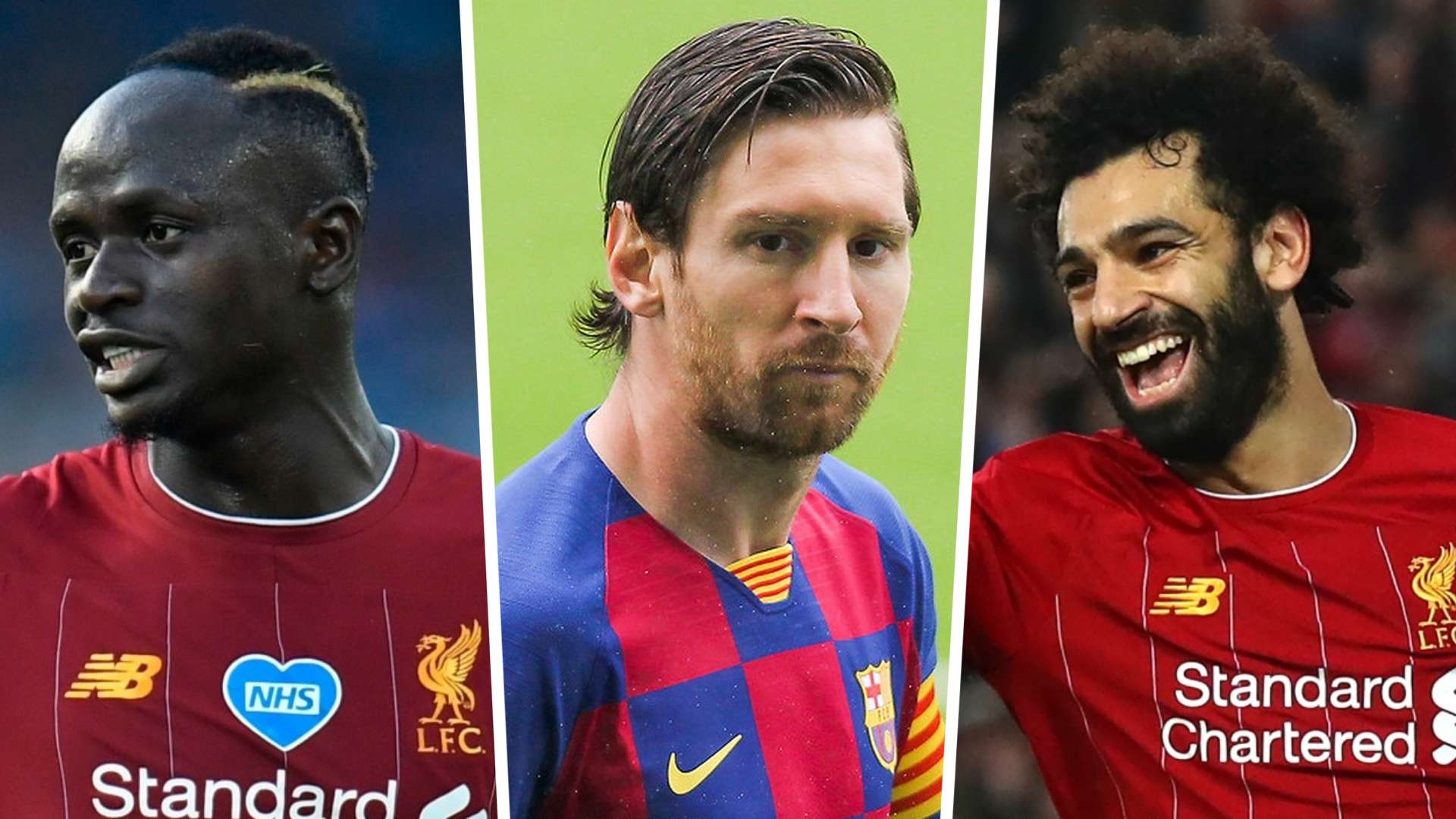 Sadio Mane Lionel Messi Mo Salah 2020
