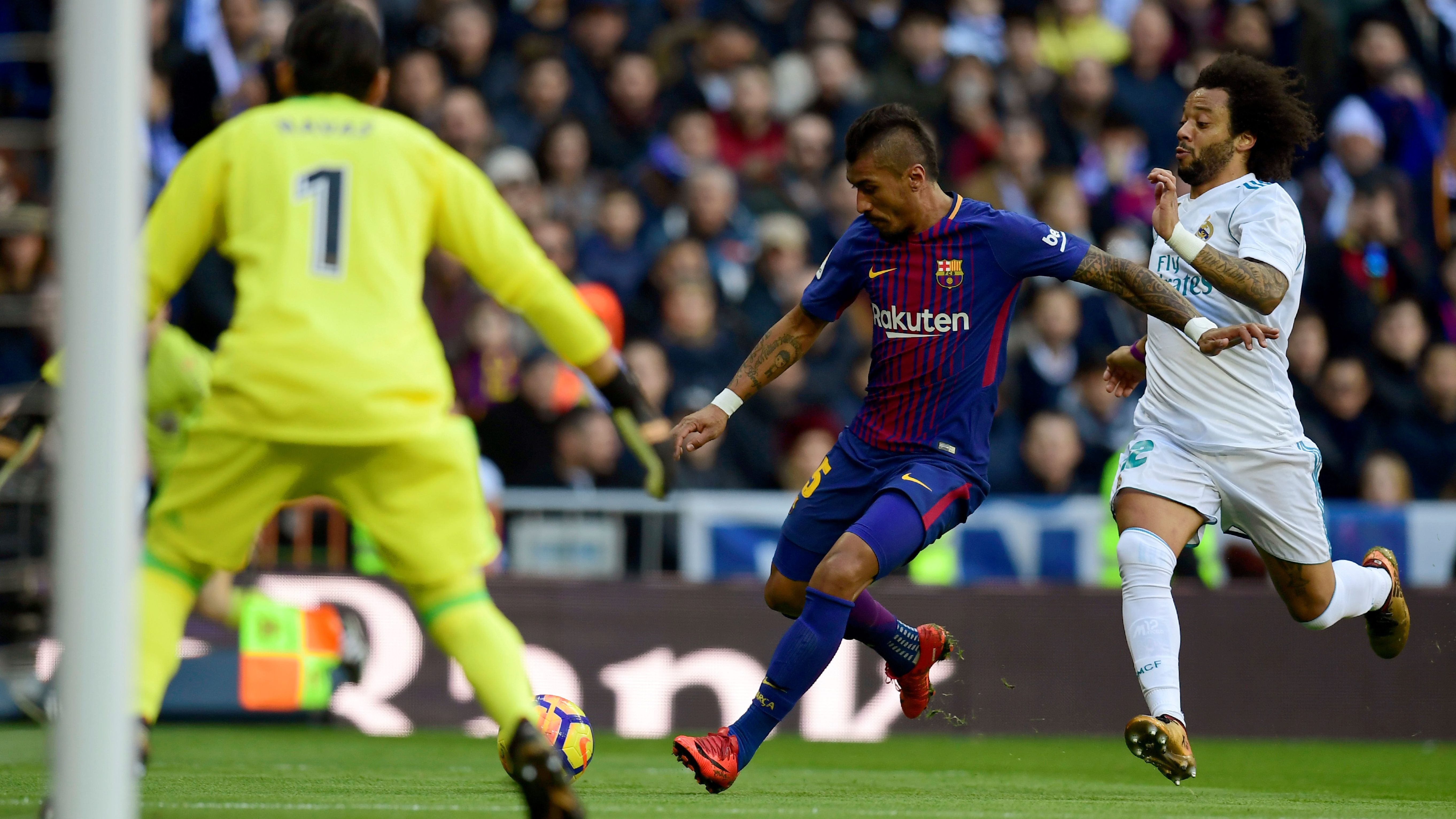Paulinho Marcelo Real Madrid Barcelona El Clásico LaLiga 23122017