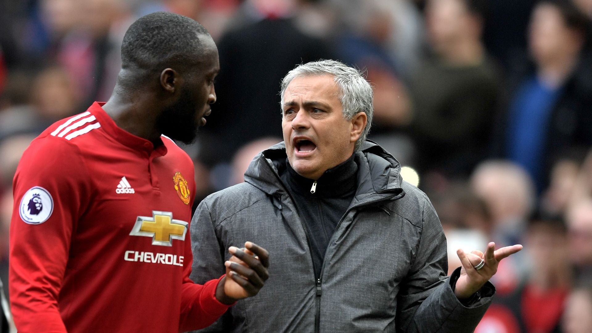 Romelu Lukaku Jose Mourinho Man United