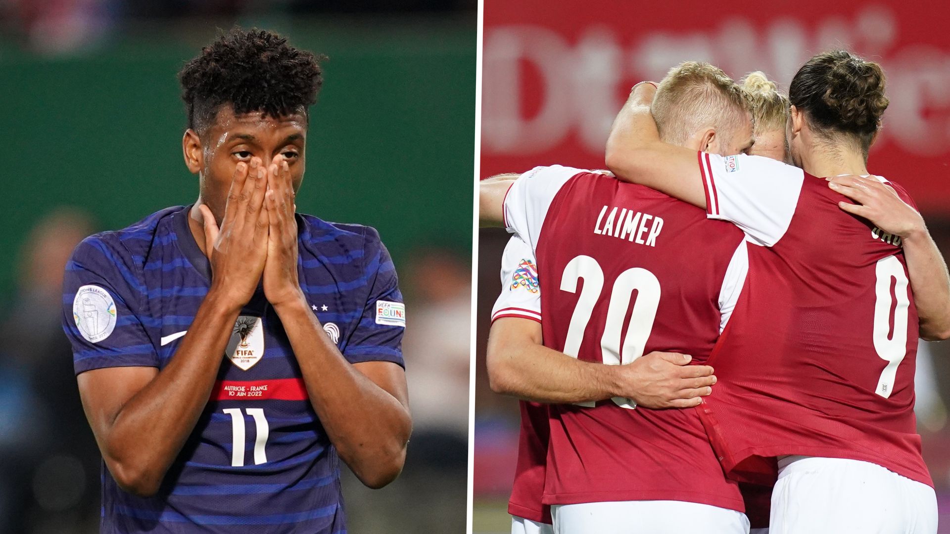 Kingsley Coman France Austria GFX