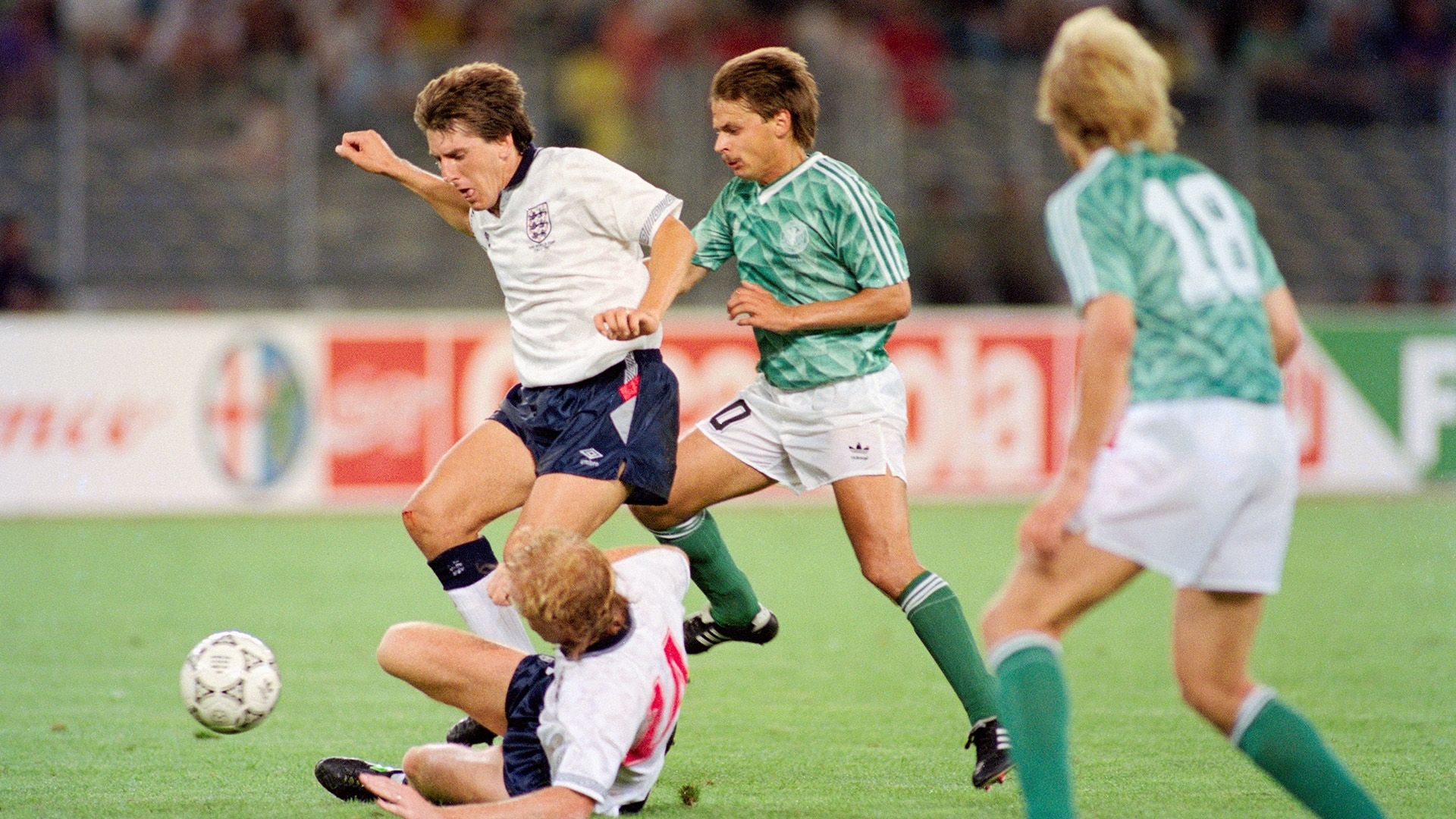 West Germany England World Cup 1990