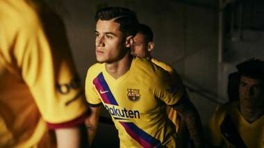 Coutinho, con la nueva camiseta.