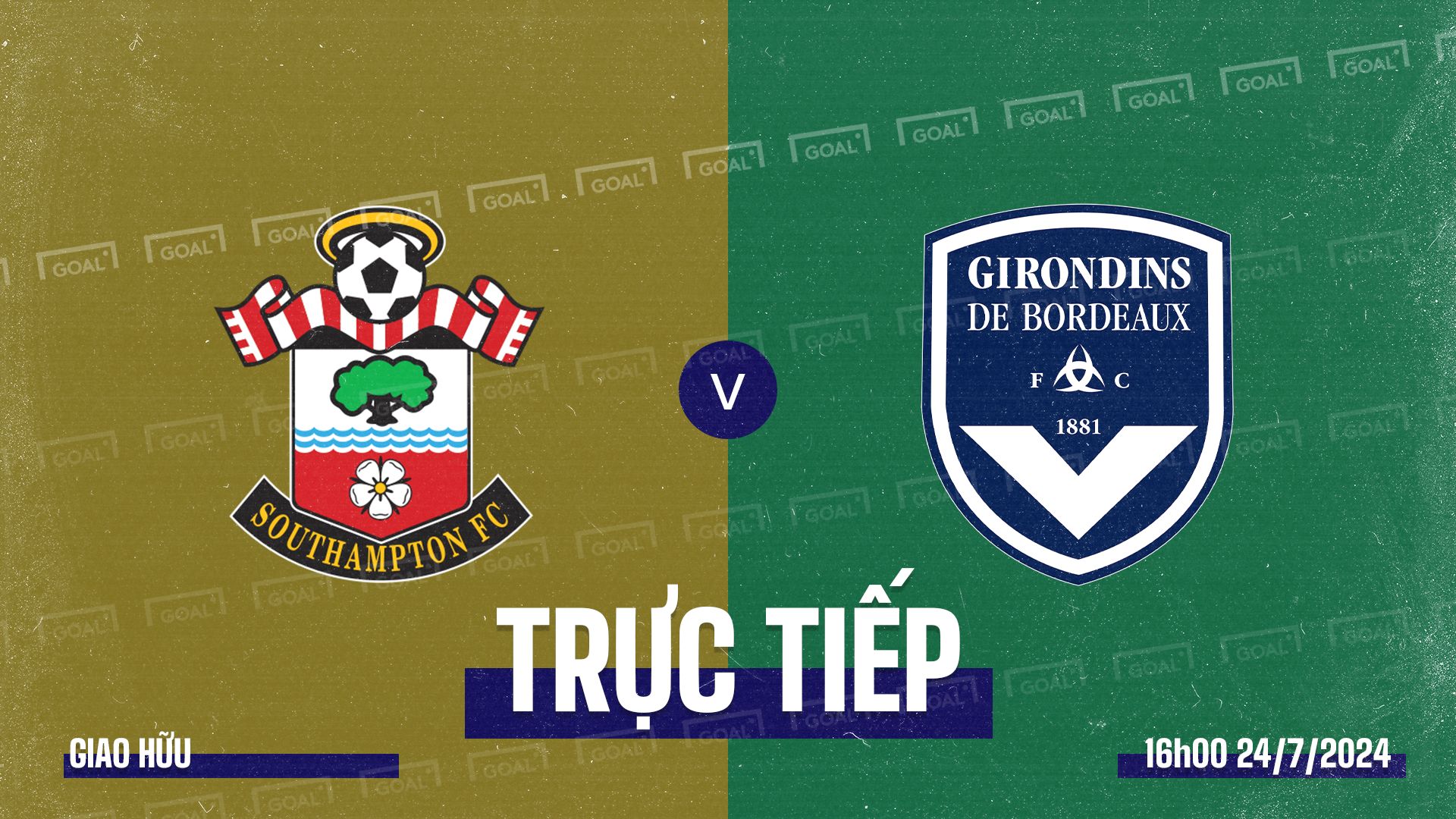 Southampton vs Bordeaux 2024 GFX
